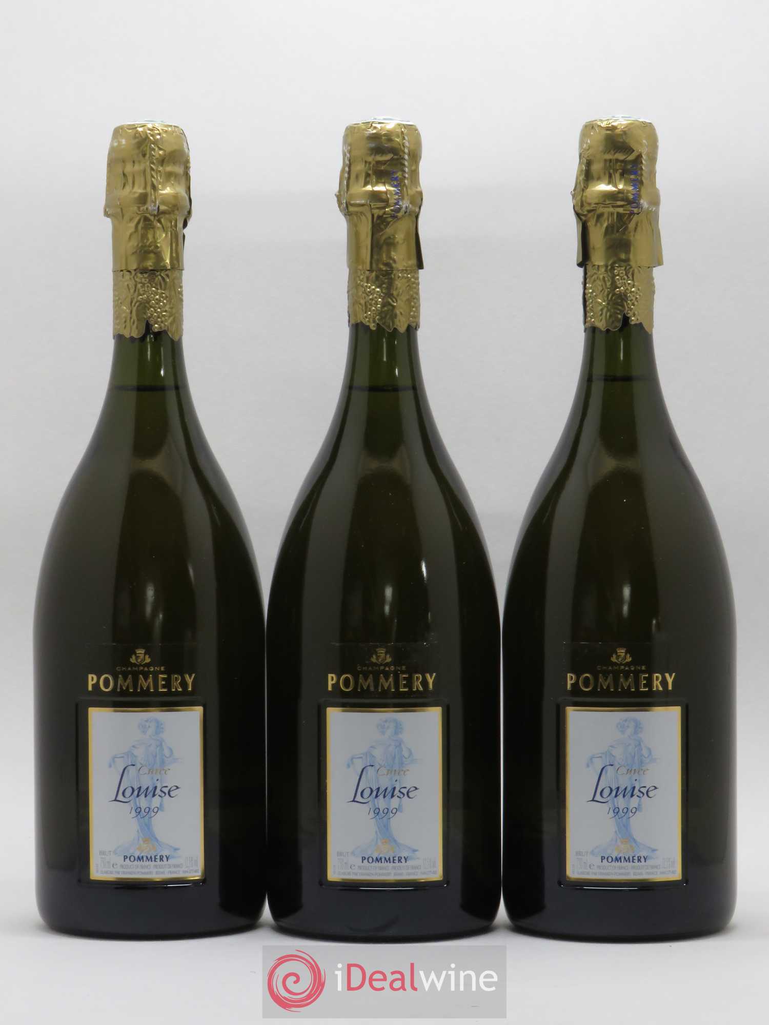 Cuvée Louise Pommery 1999 - Lot de 3 bouteilles - 0
