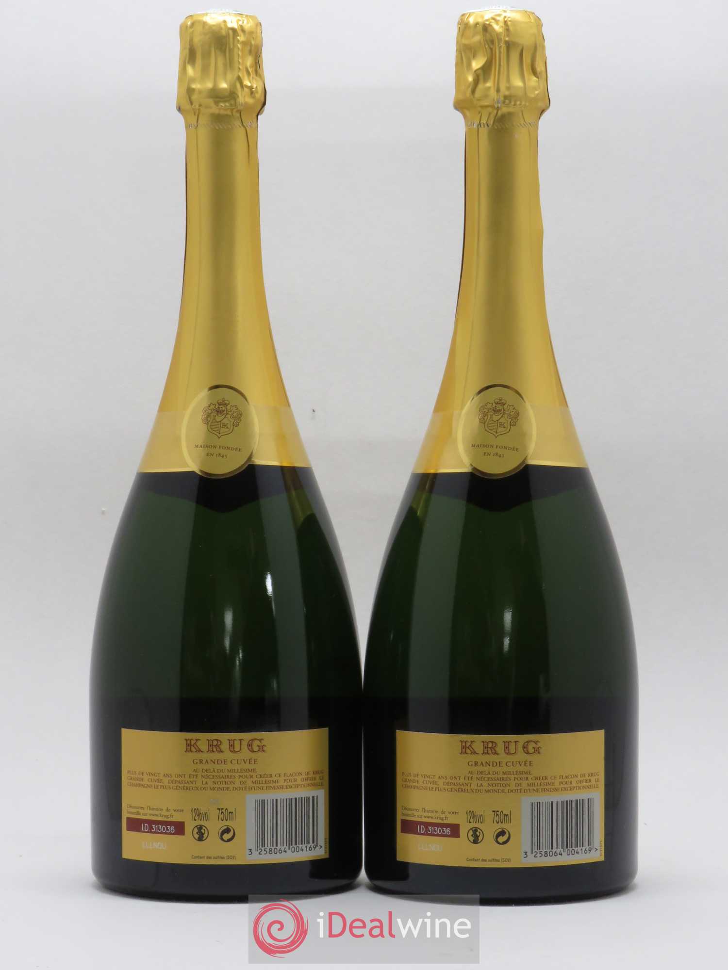 Grande Cuvée Brut Krug - Lot de 2 bouteilles - 1