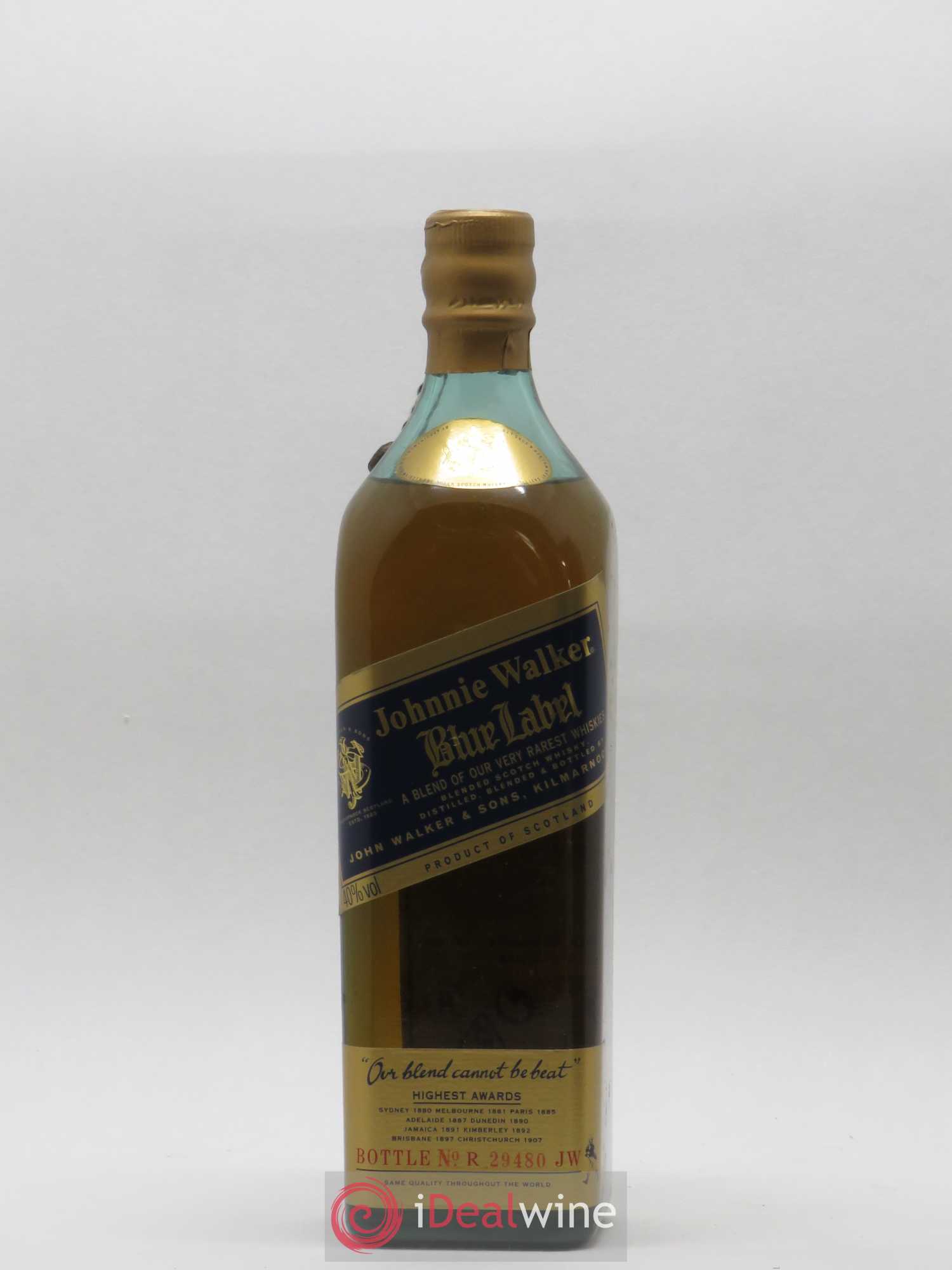Johnnie Walker Of. Blue Label (70 cl.) - Lot de 1 bouteille - 1