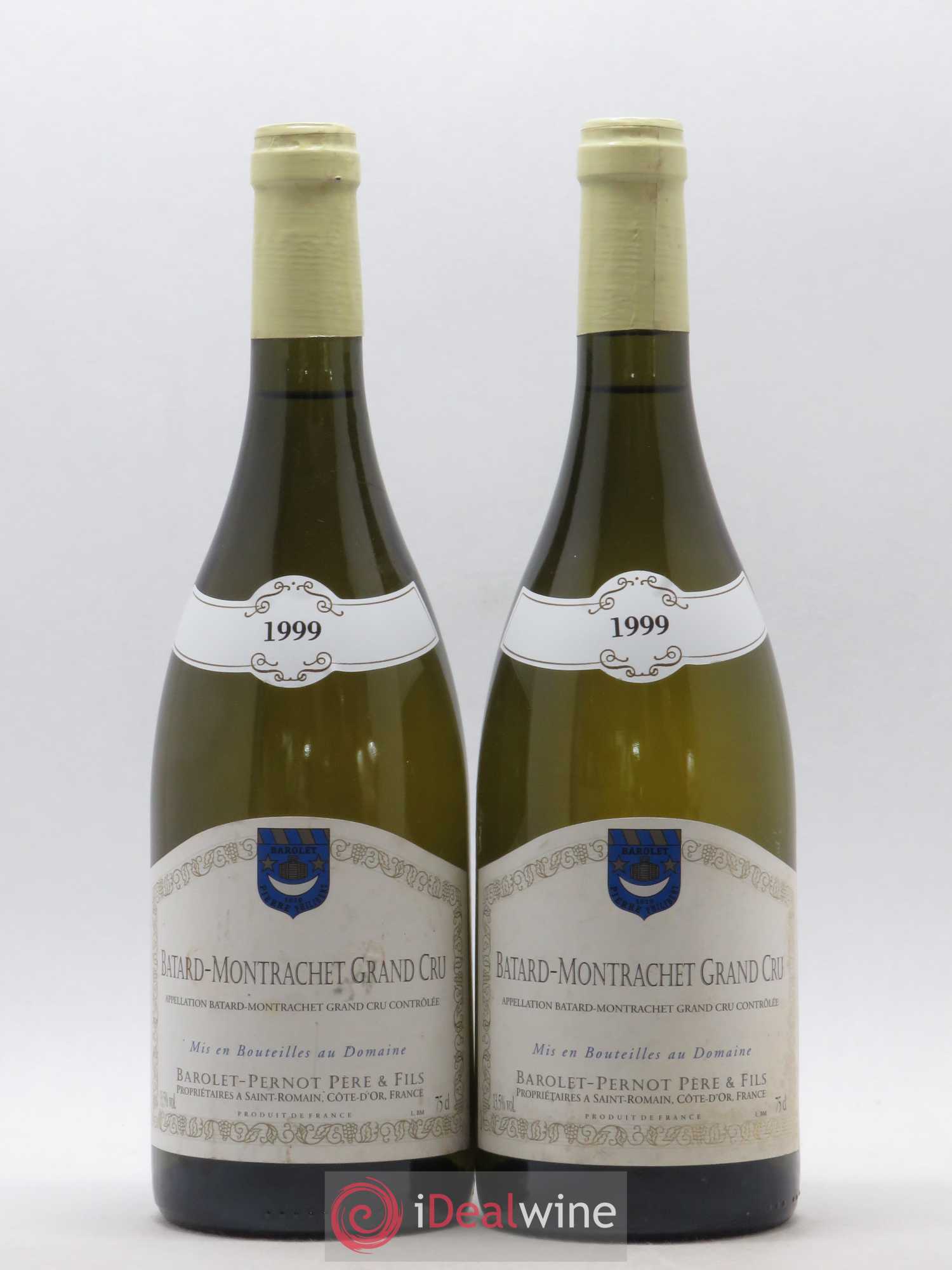 Bâtard-Montrachet Grand Cru Domaine Barolet-Pernot 1999 - Posten von 2 Flaschen - 0