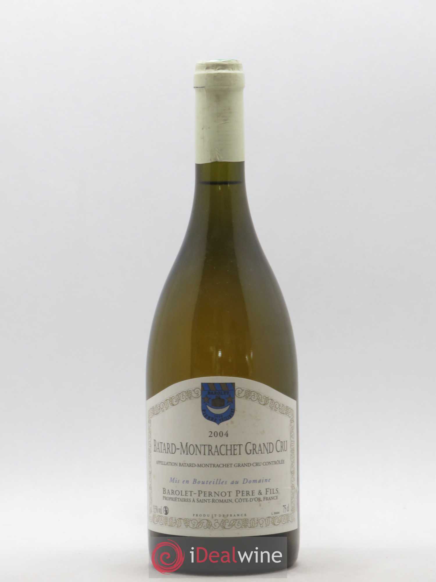 Bâtard-Montrachet Grand Cru Domaine Barolet-Pernot 2004 - Posten von 1 Flasche - 0