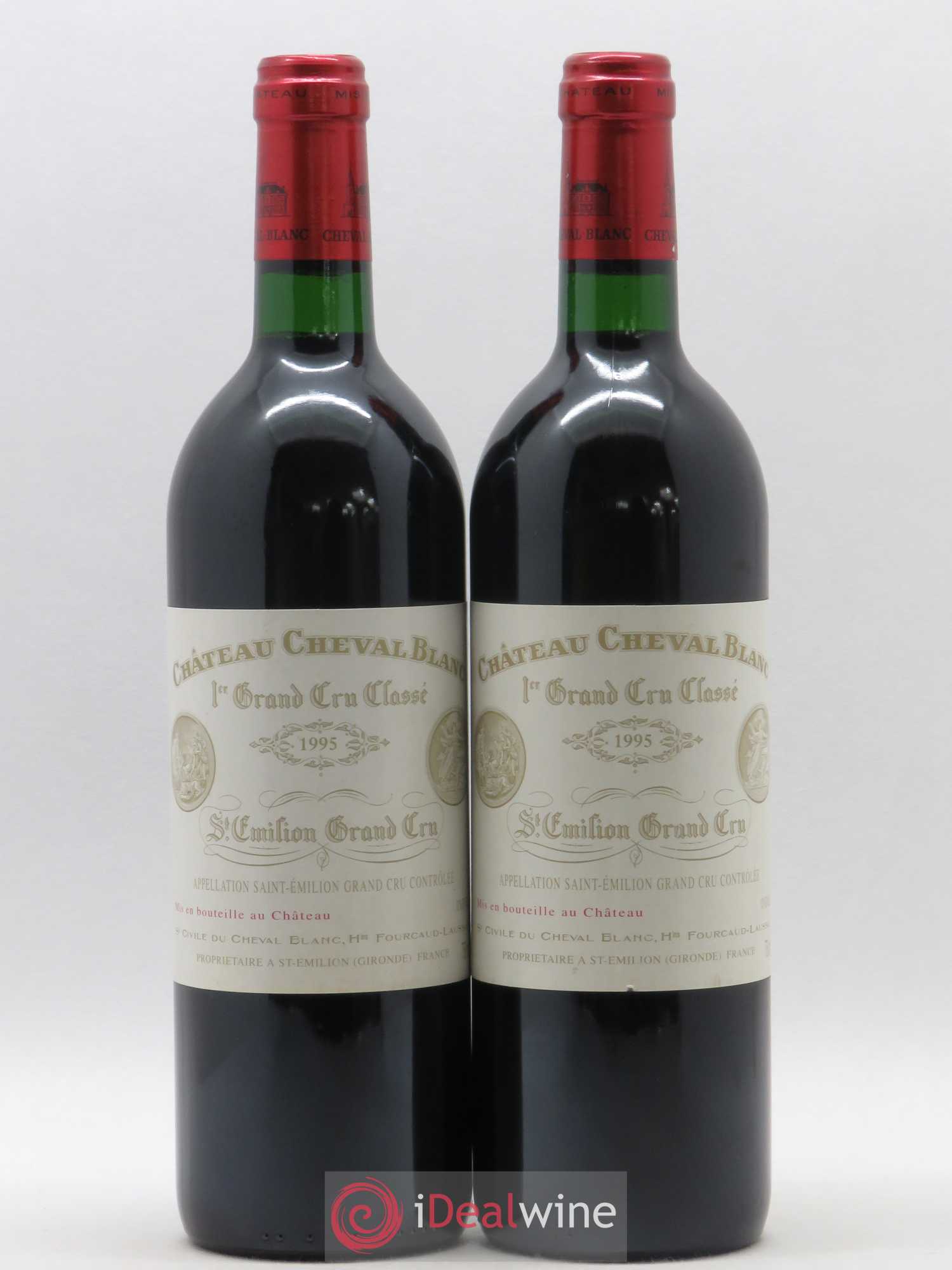 Château Cheval Blanc 1er Grand Cru Classé A 1995 - Lot de 2 bouteilles - 0
