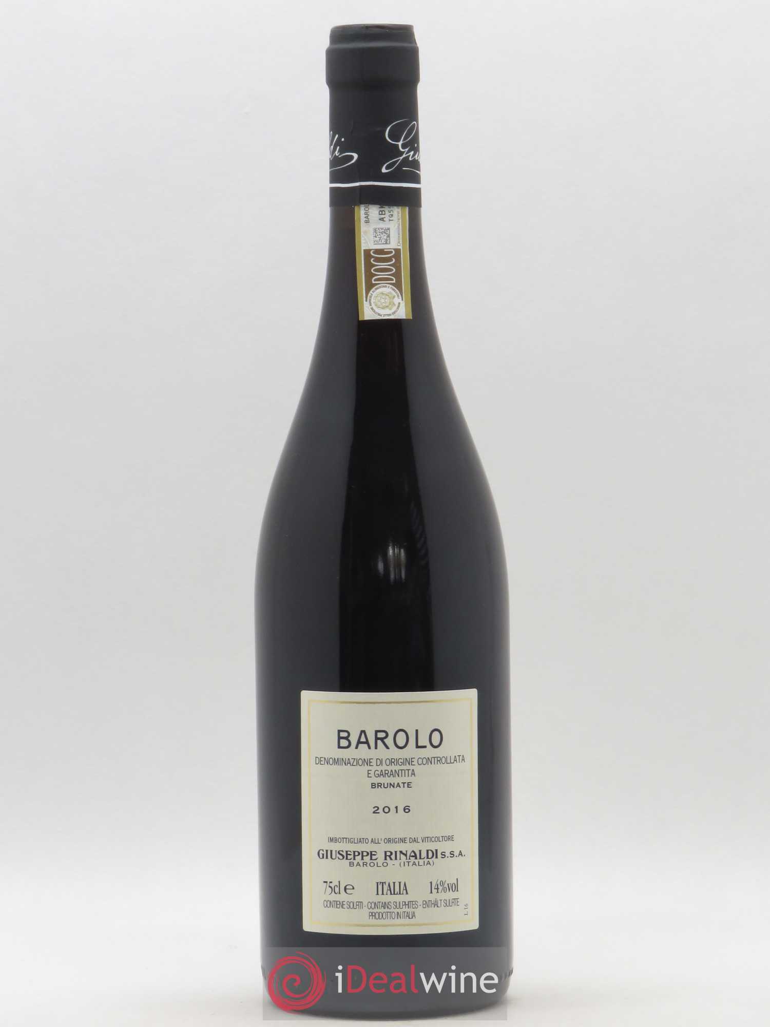 Barolo DOCG Brunate Giuseppe Rinaldi 2016 - Lot of 1 bottle - 1
