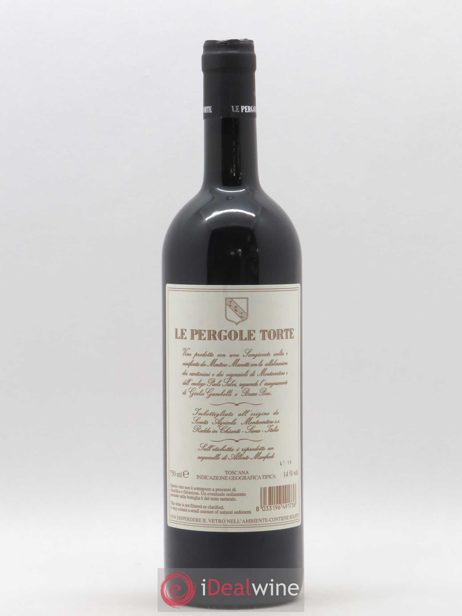 Toscana IGT Montevertine Le Pergole Torte Famille Manetti 2016 - Lot de 1 bouteille - 1