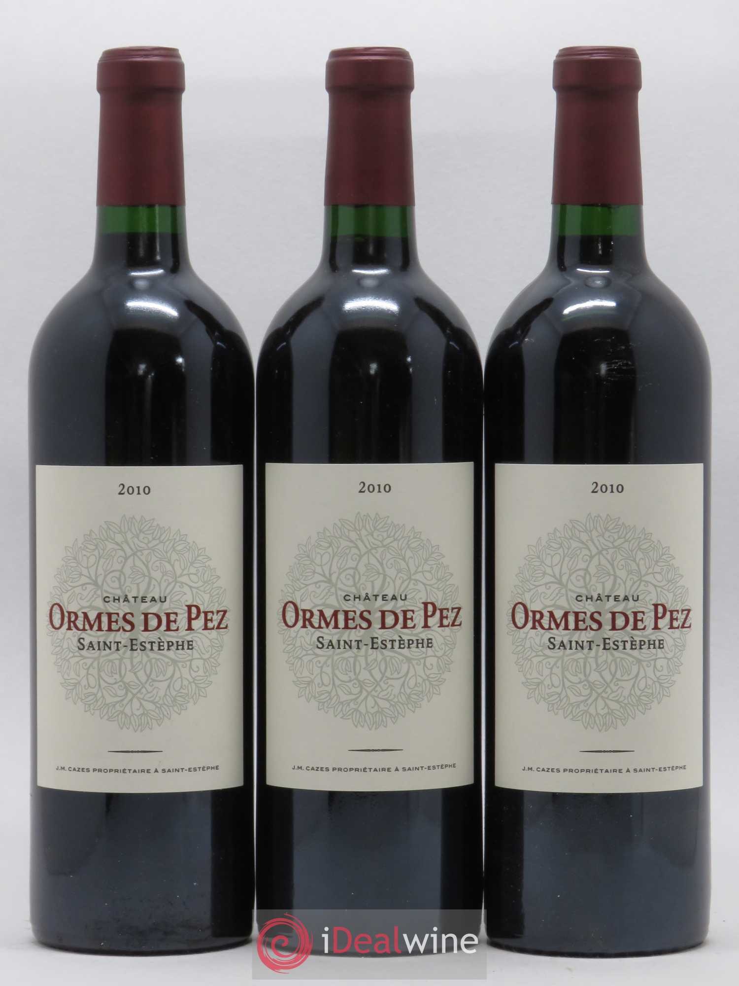 Château les Ormes de Pez 2010 - Lot de 3 bouteilles - 0