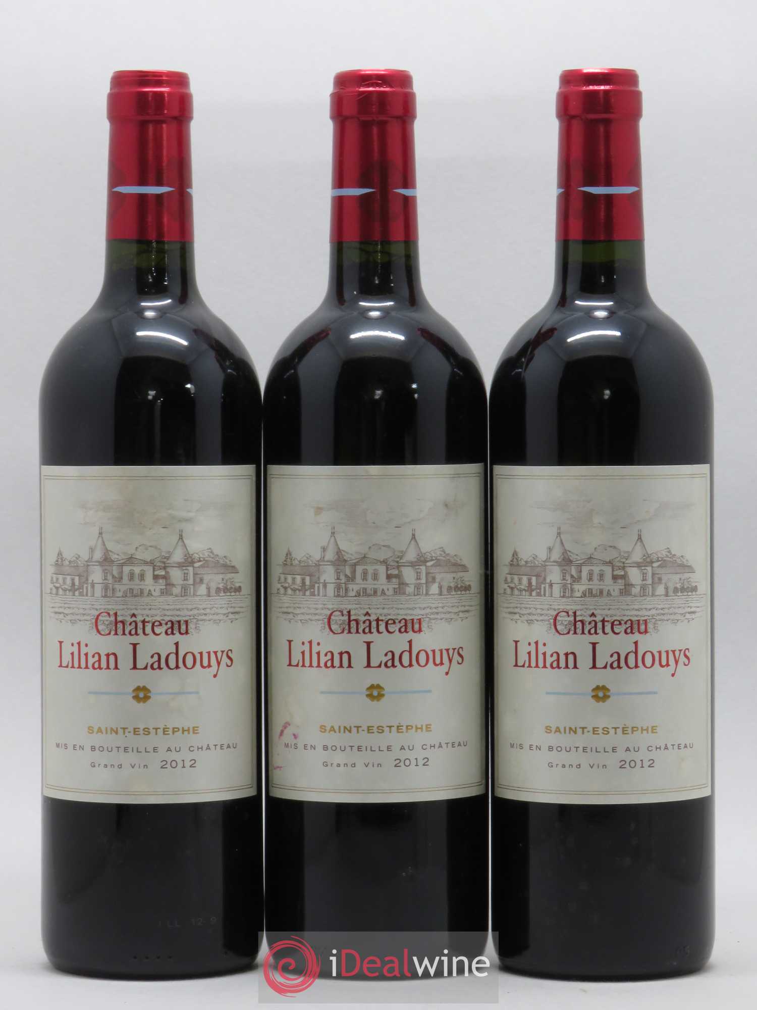 Château Lilian Ladouys Cru Bourgeois 2012 - Lot de 3 bouteilles - 0