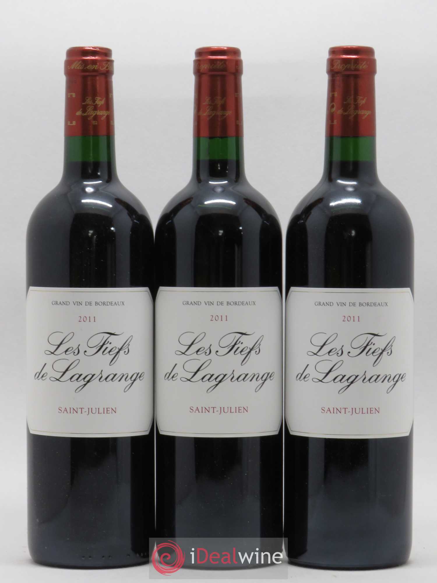 Les Fiefs de Lagrange Second Vin 2011 - Lot de 3 bouteilles - 0