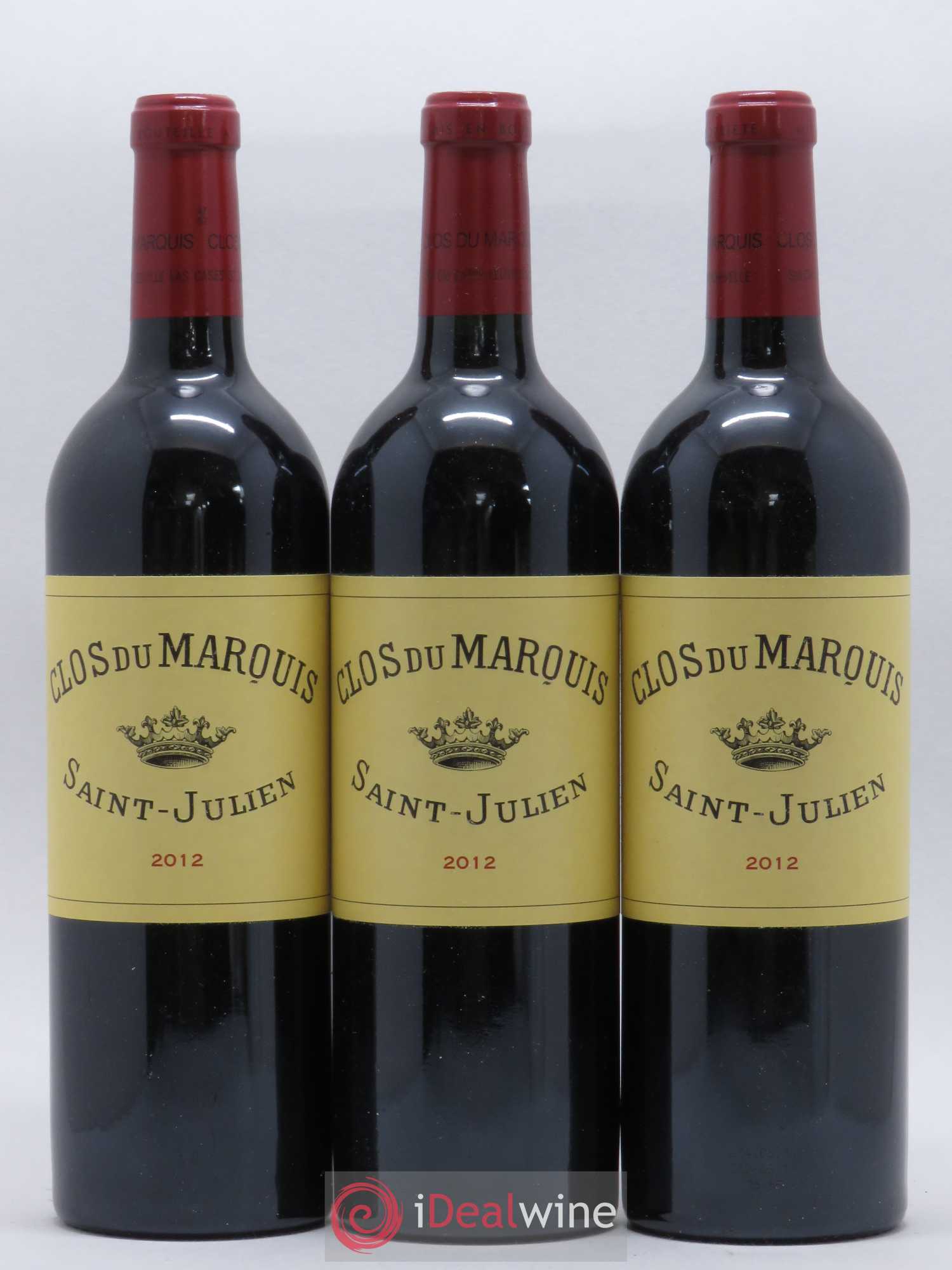 Clos du Marquis 2012 - Lot de 3 bouteilles - 0