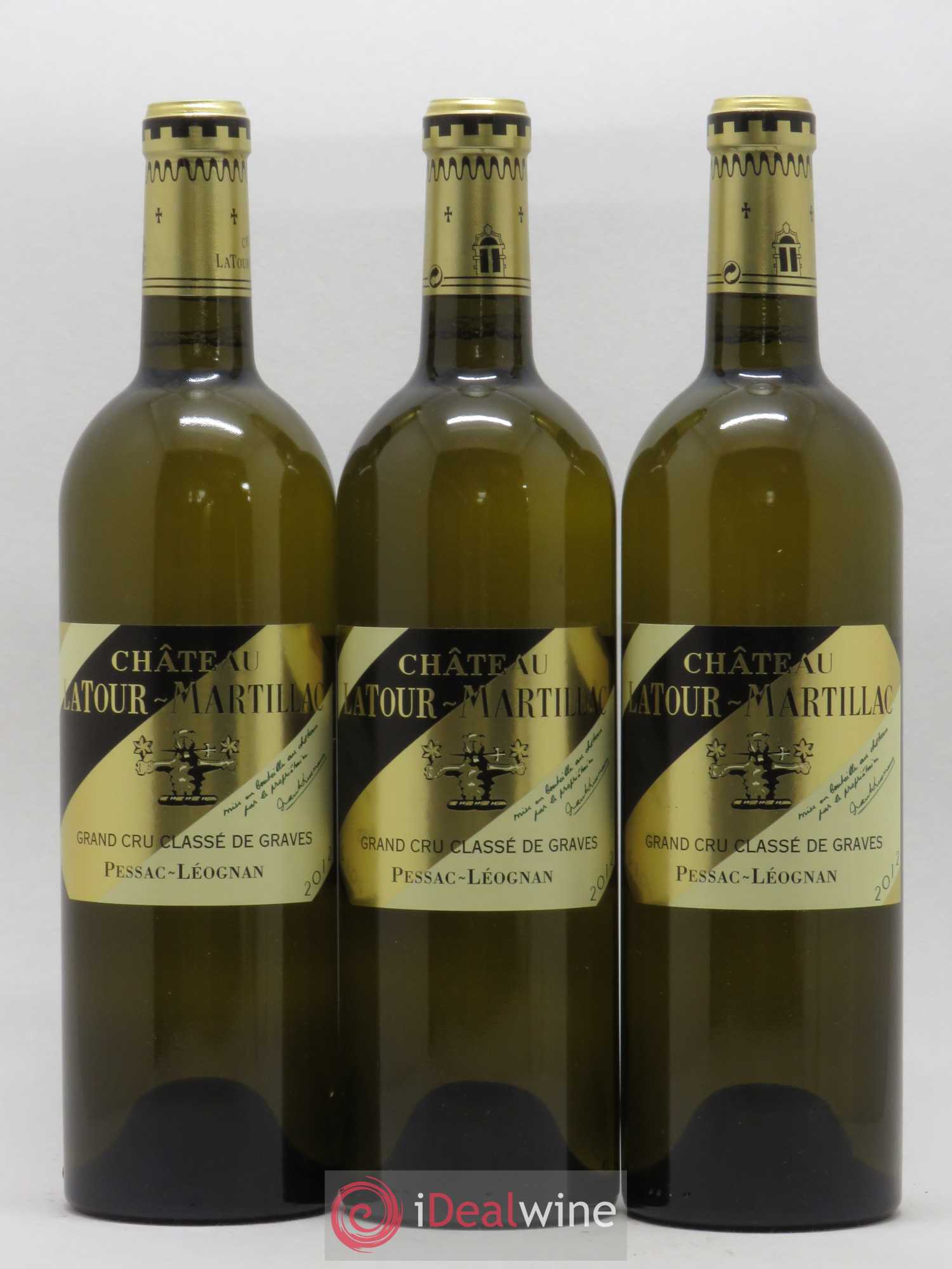 Château Latour-Martillac Cru Classé de Graves 2012 - Lot de 3 bouteilles - 0