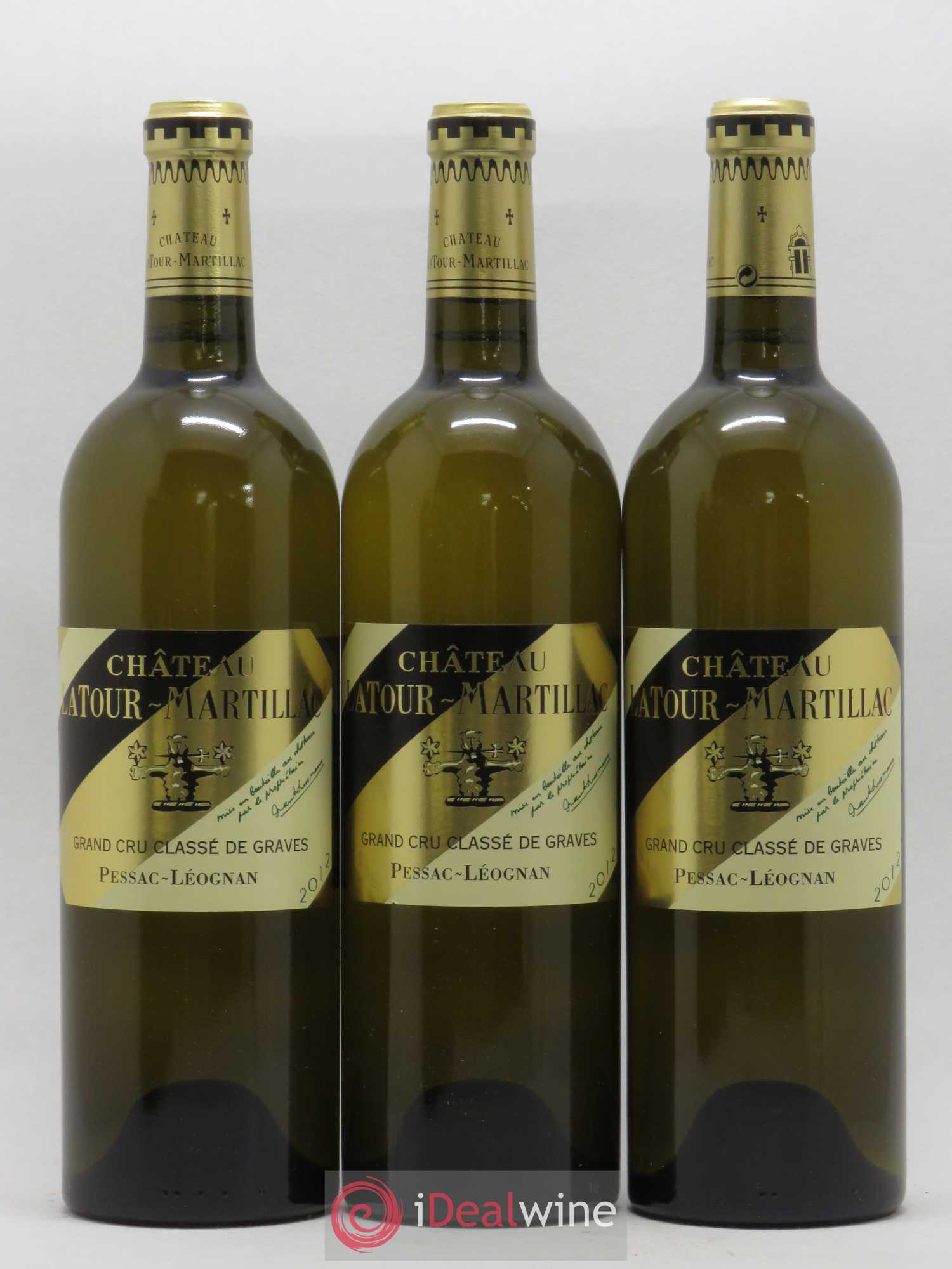 Château Latour-Martillac Cru Classé de Graves 2012 - Lot de 3 bouteilles - 0