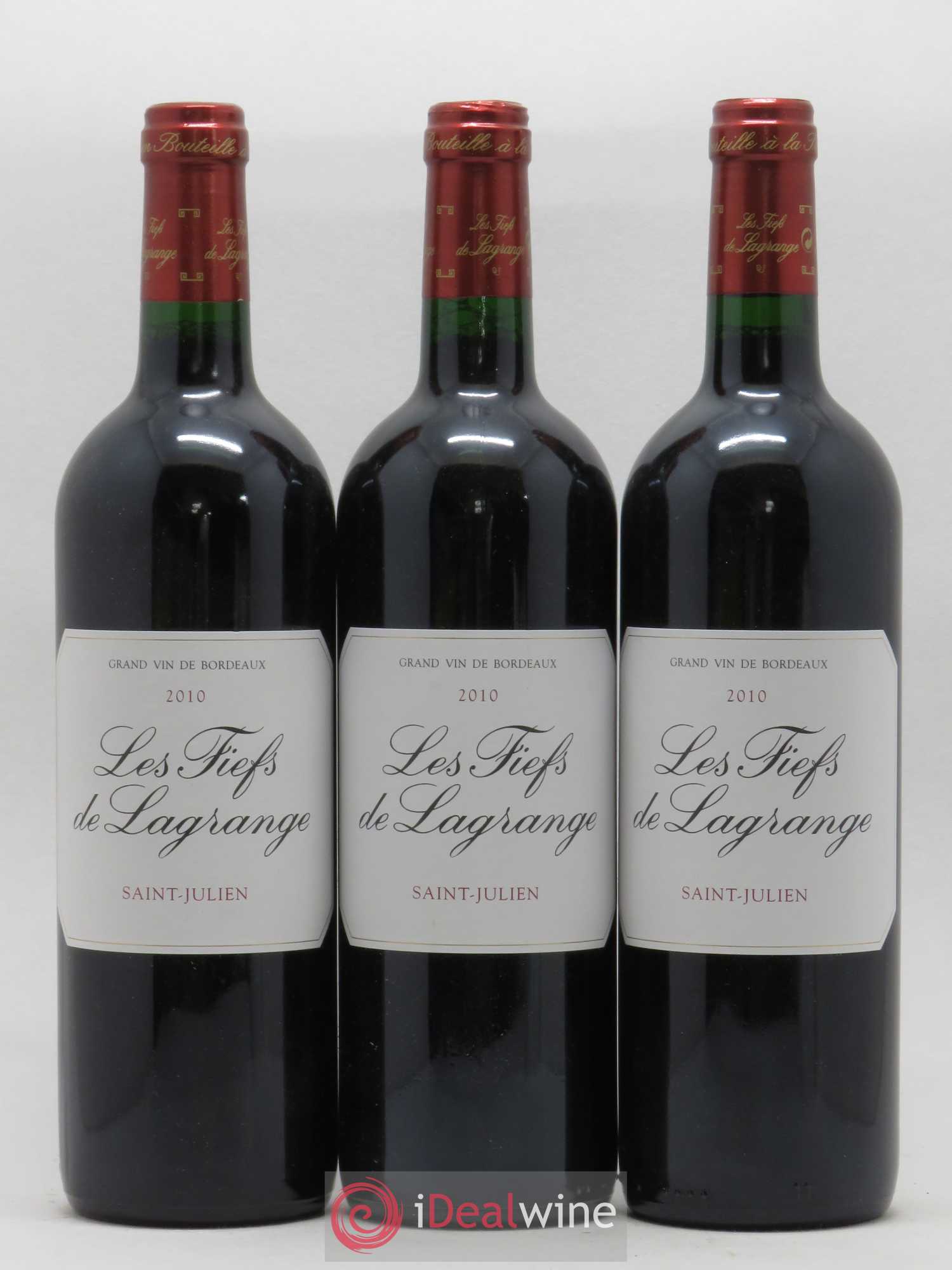 Les Fiefs de Lagrange Second Vin 2010 - Lot de 3 bouteilles - 0