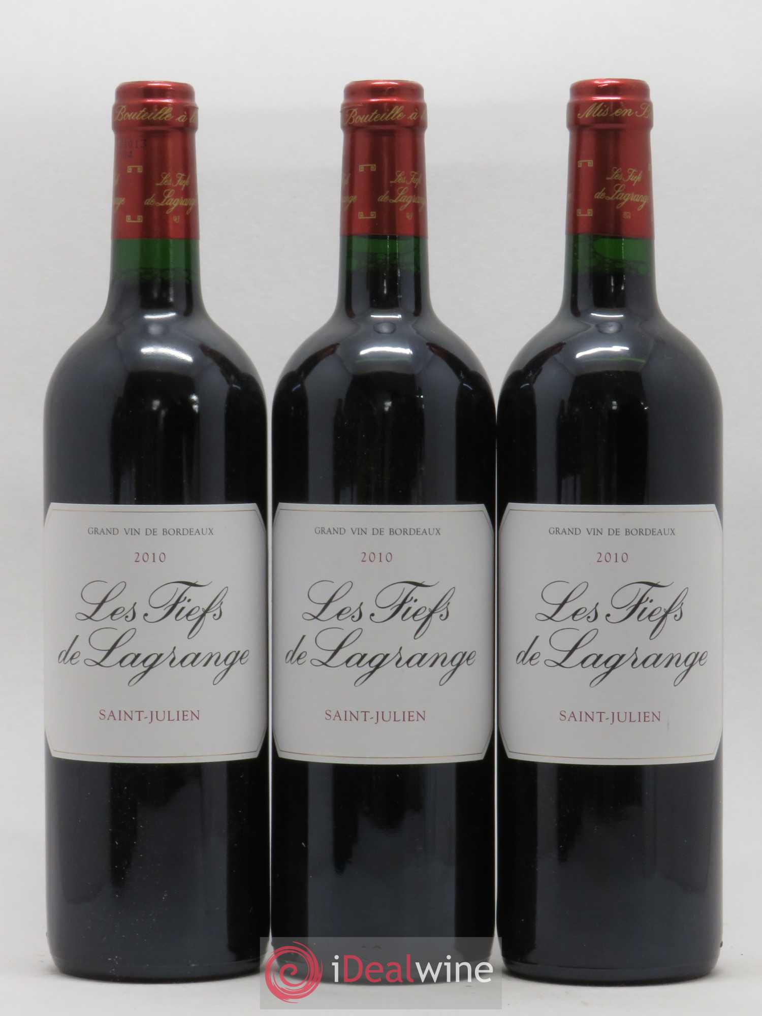 Les Fiefs de Lagrange Second Vin 2010 - Lot de 3 bouteilles - 0