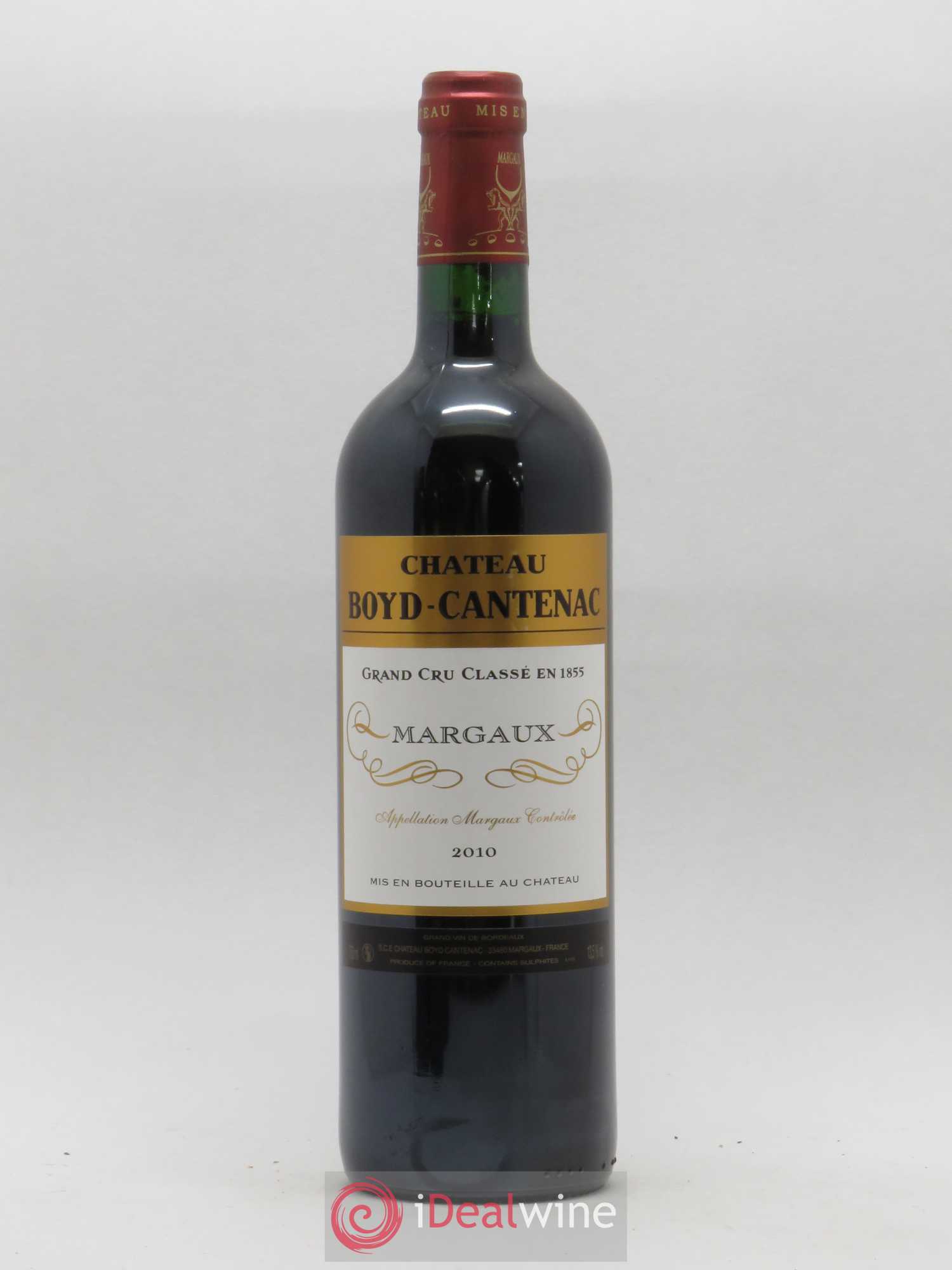 Château Boyd Cantenac 3ème Grand Cru Classé 2010 - Lot de 1 bouteille - 0