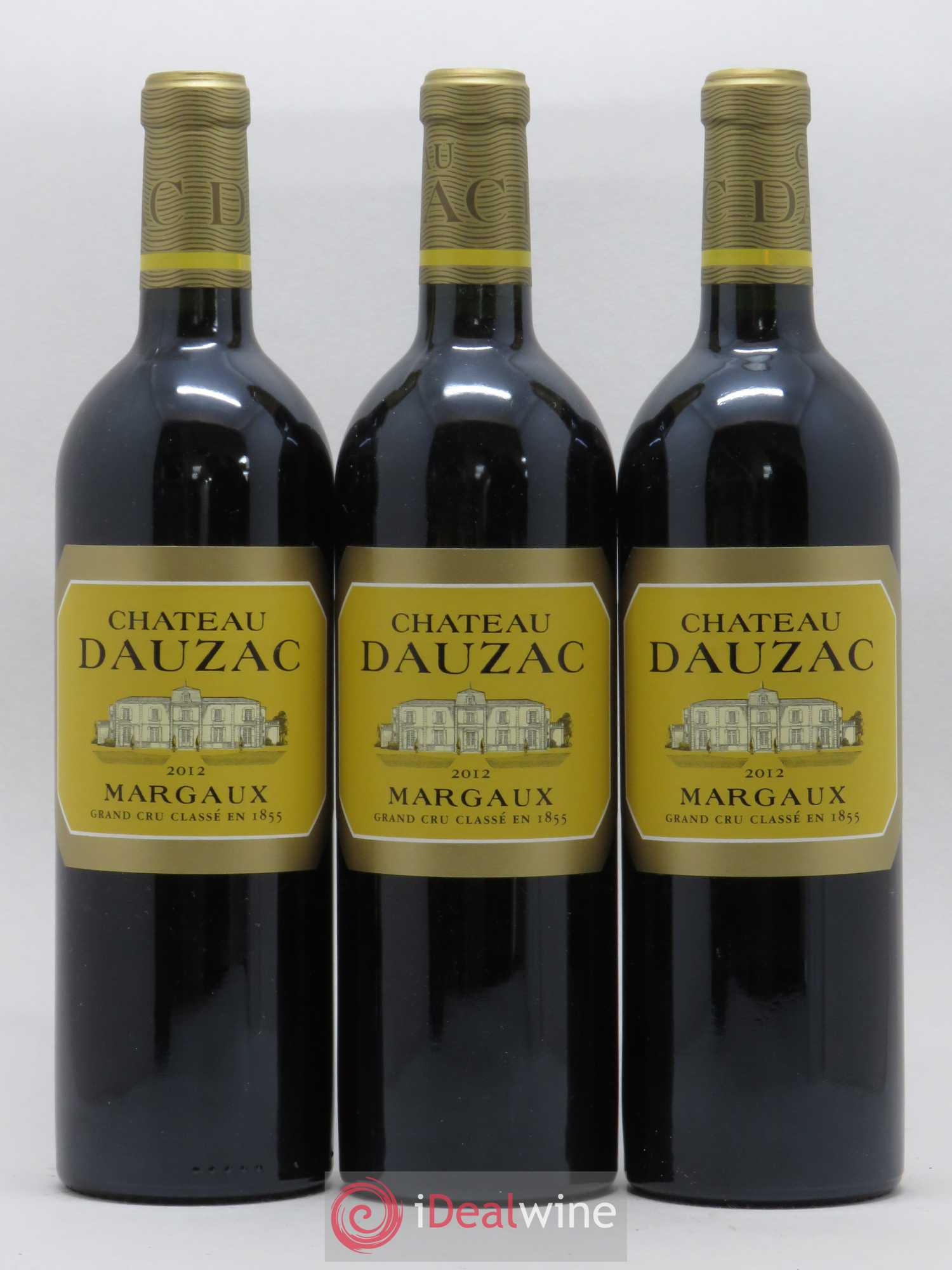 Château Dauzac 5ème Grand Cru Classé 2012 - Lot de 3 bouteilles - 0