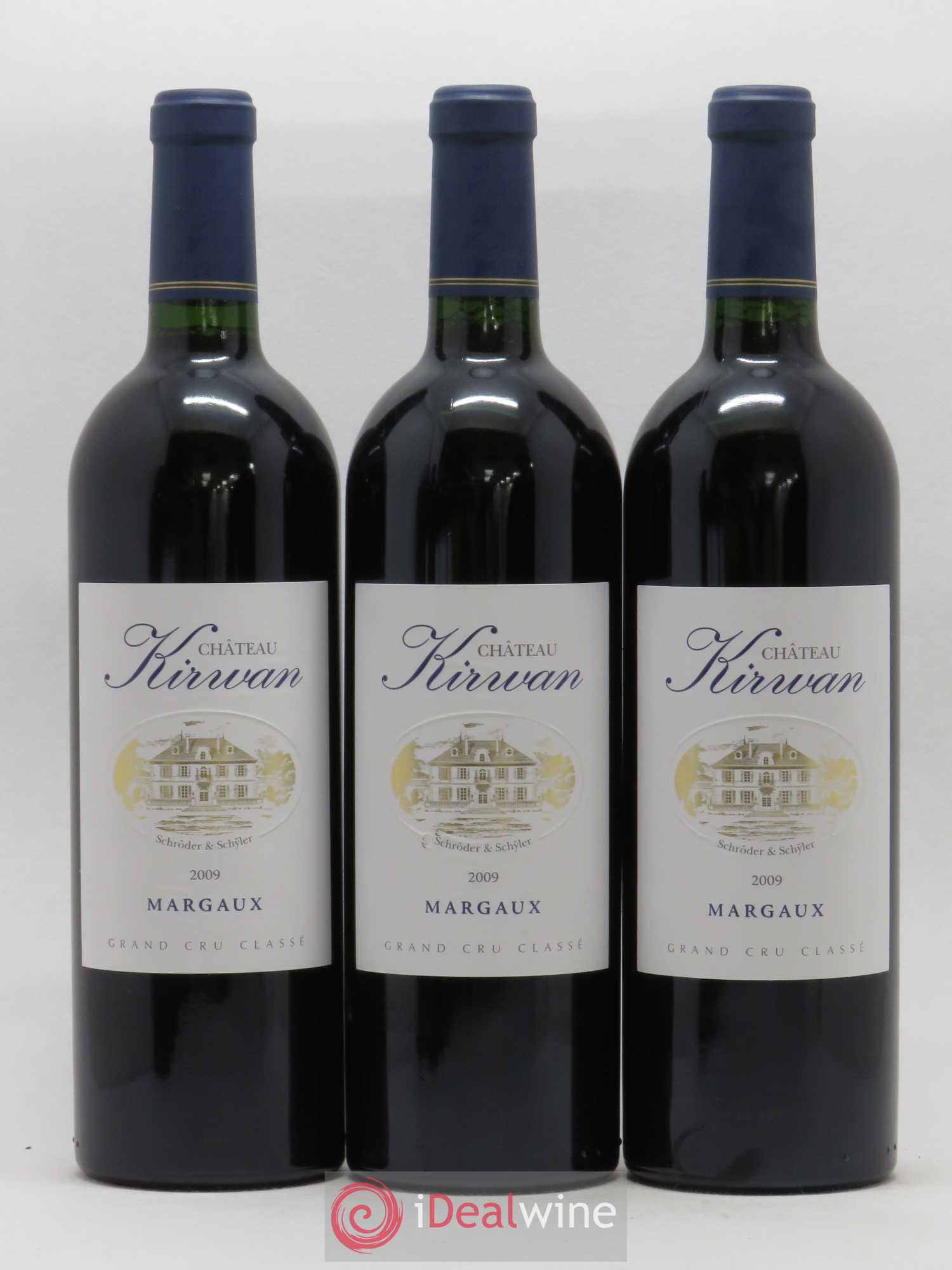 Château Kirwan 3ème Grand Cru Classé 2009 - Lot de 3 bouteilles - 0