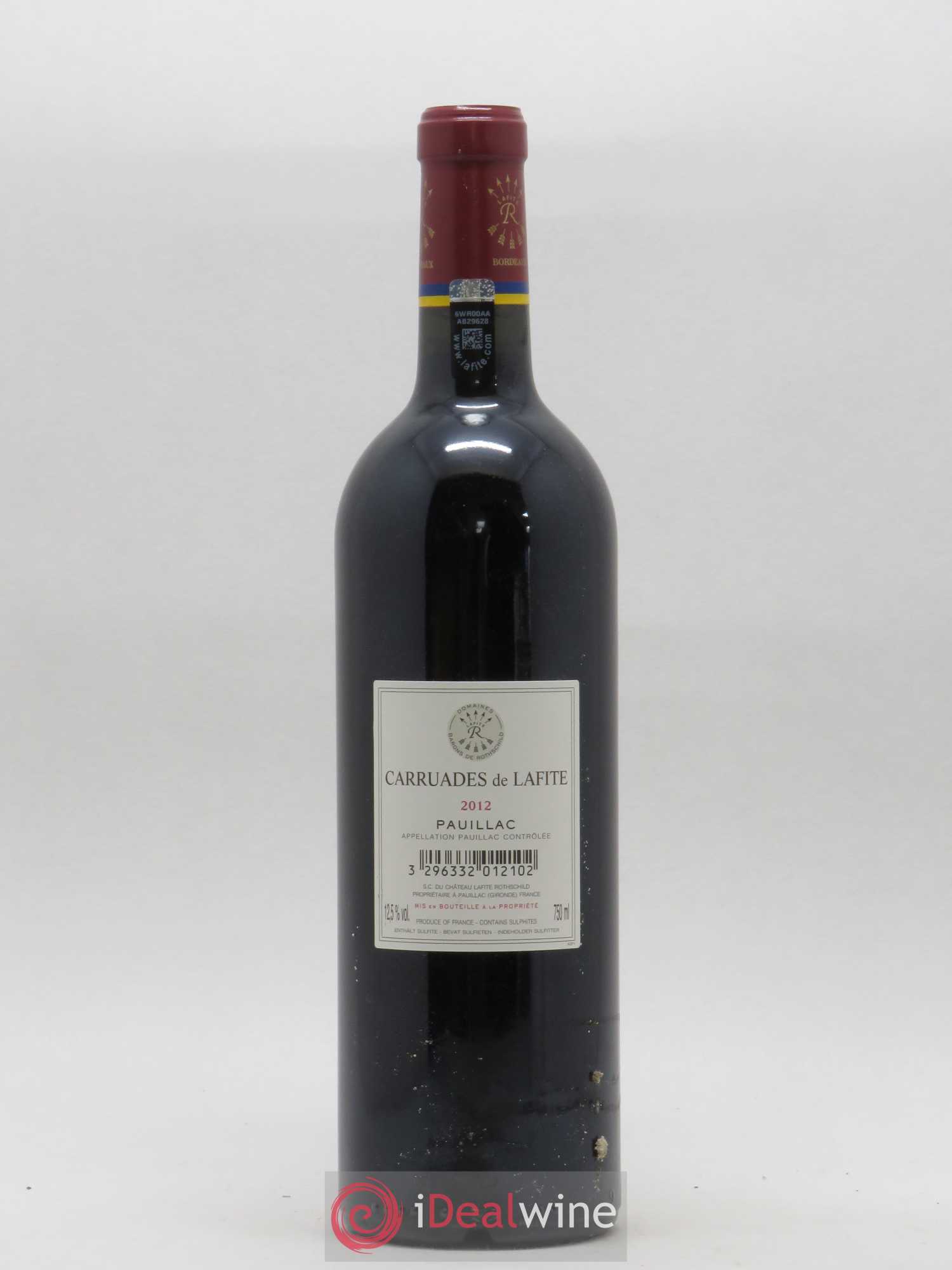 Carruades de Lafite Rothschild Second Vin 2012 - Lot de 1 bouteille - 1