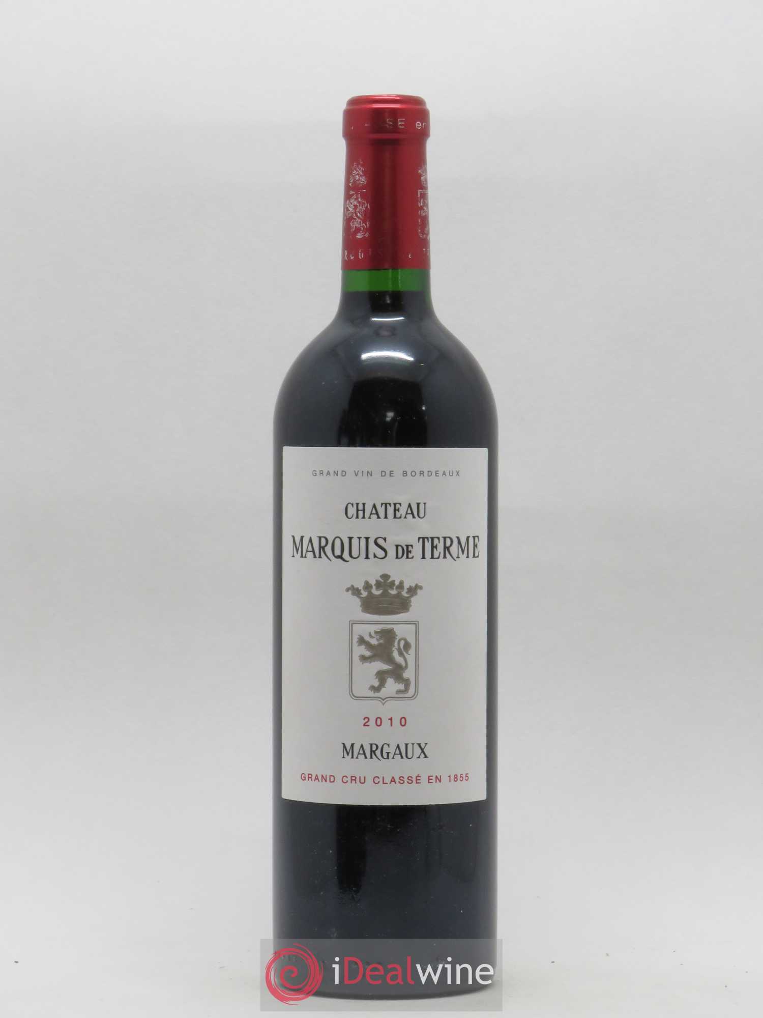 Château Marquis de Terme 4ème Grand Cru Classé 2010 - Lot de 1 bouteille - 0