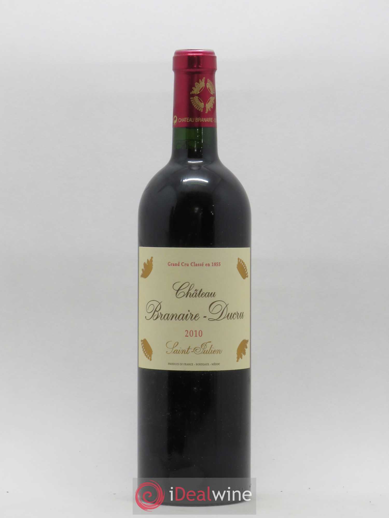 Château Branaire Ducru 4ème Grand Cru Classé 2010 - Lot de 1 bouteille - 0