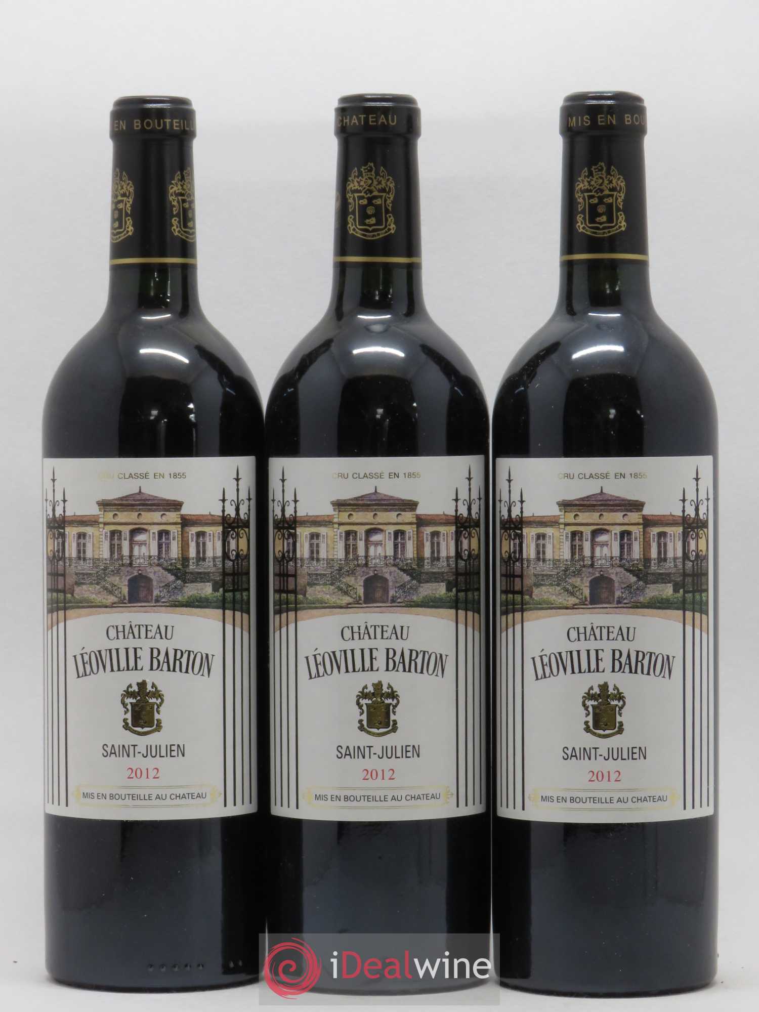 Château Léoville Barton 2ème Grand Cru Classé 2012 - Lot de 3 bouteilles - 0