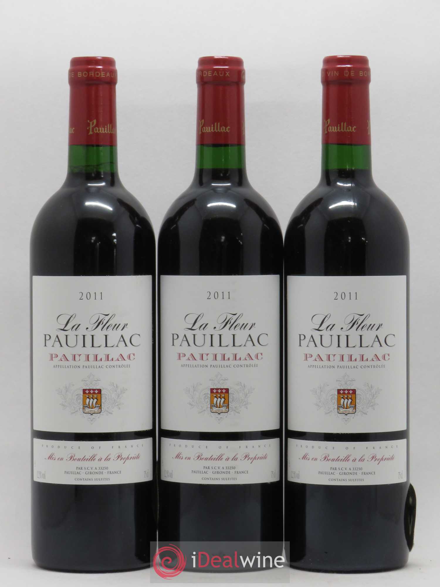 Pauillac La Fleur Pauillac 2011 - Posten von 3 Flaschen - 0