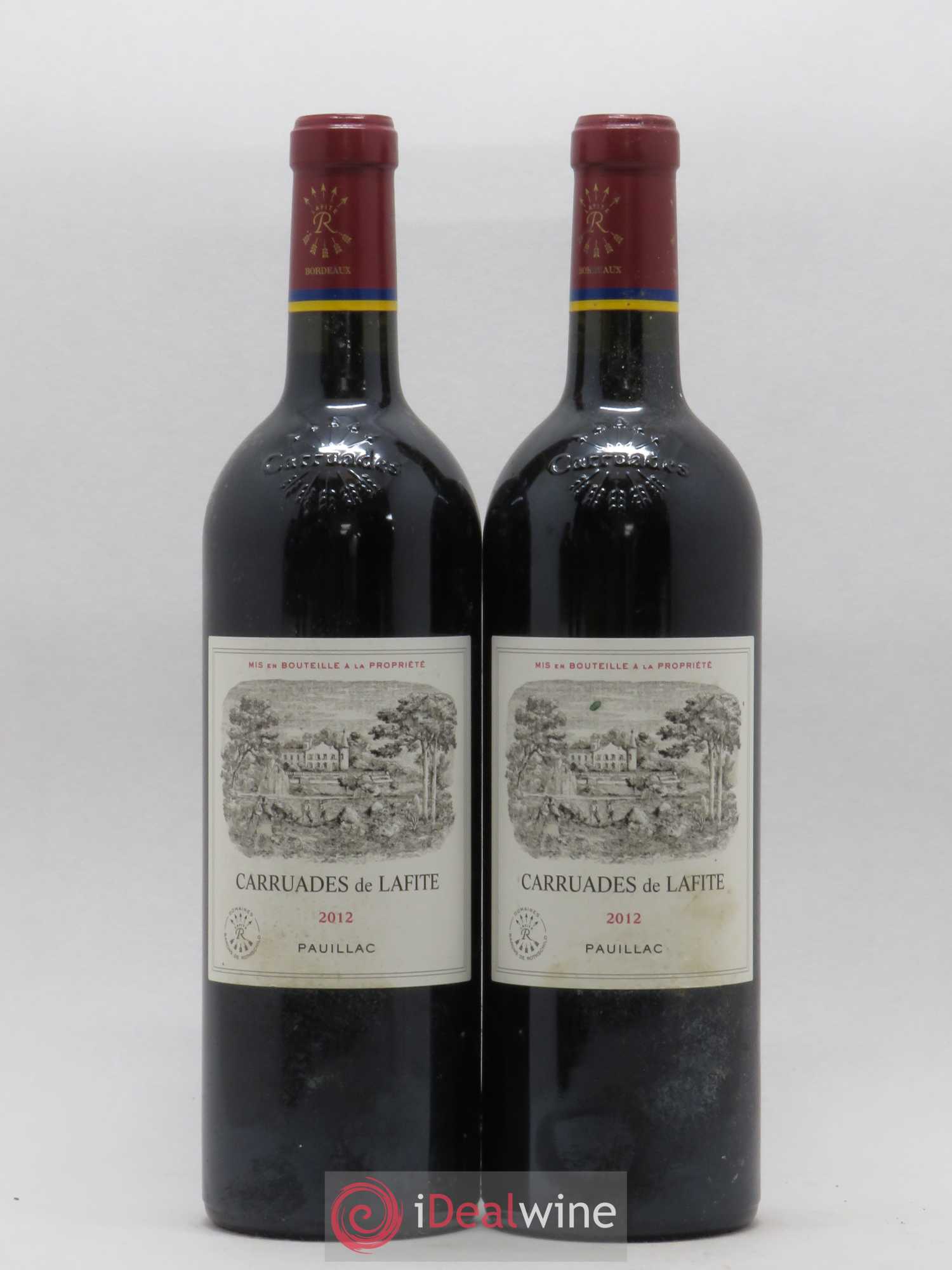 Carruades de Lafite Rothschild Second Vin 2012 - Lot of 2 bottles - 0