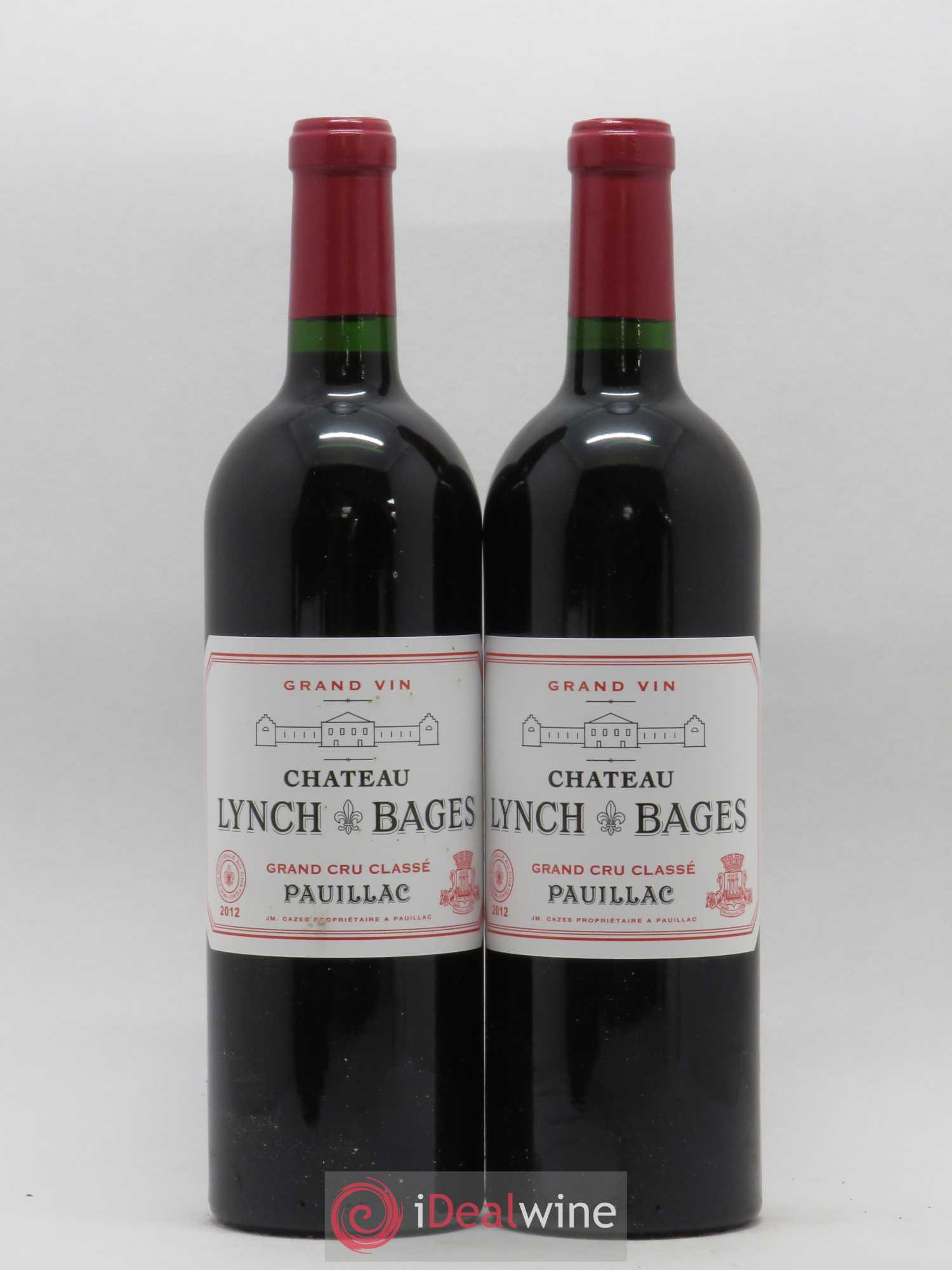 Château Lynch Bages 5ème Grand Cru Classé 2012 - Lot de 2 bouteilles - 0