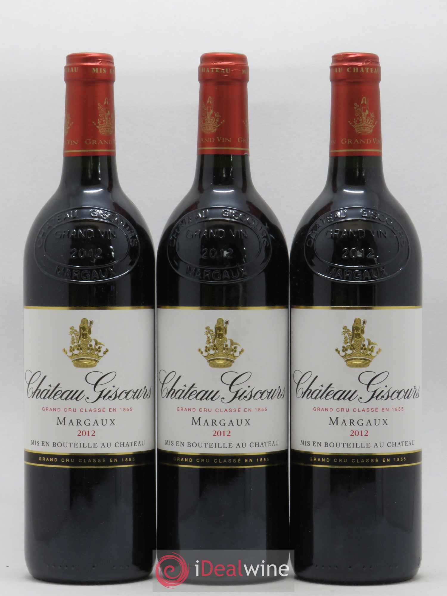 Château Giscours 3ème Grand Cru Classé 2012 - Lot de 3 bouteilles - 0