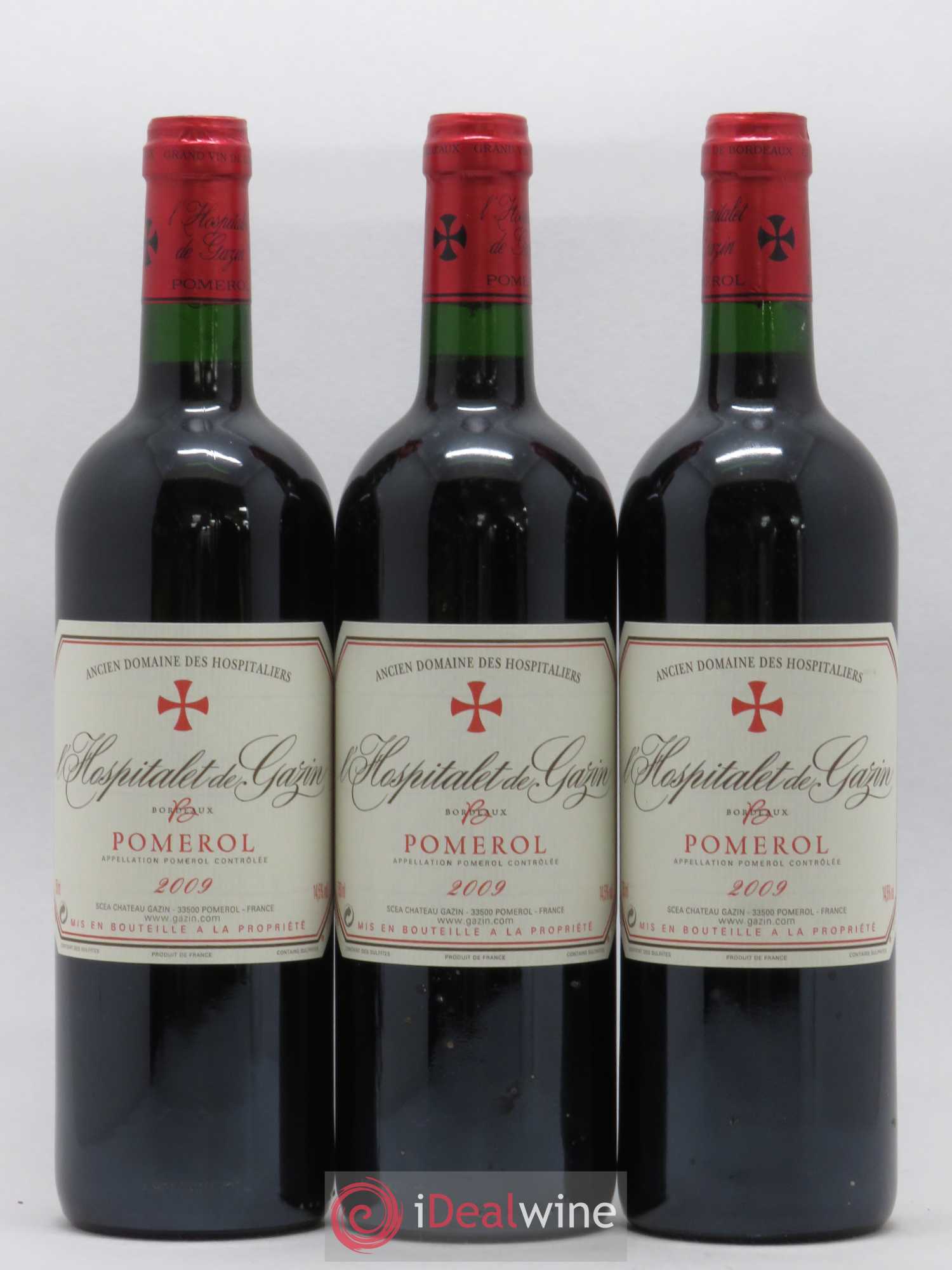 L'Hospitalet de Gazin Second Vin 2009 - Lot de 3 bouteilles - 0