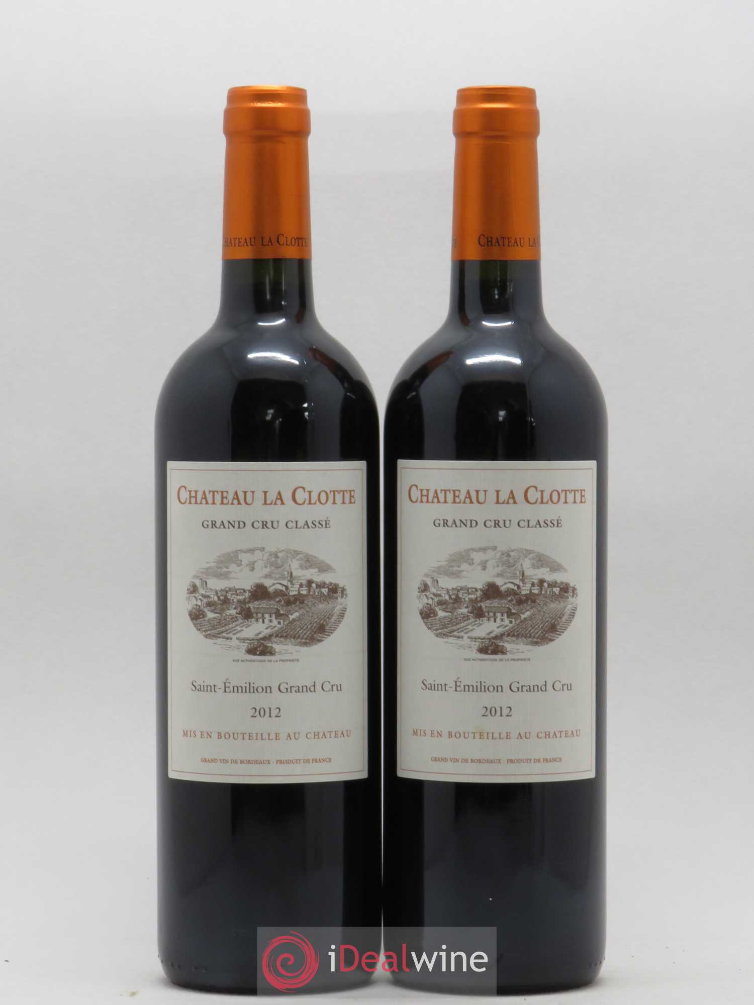 Château la Clotte 2012 - Lot de 2 bouteilles - 0