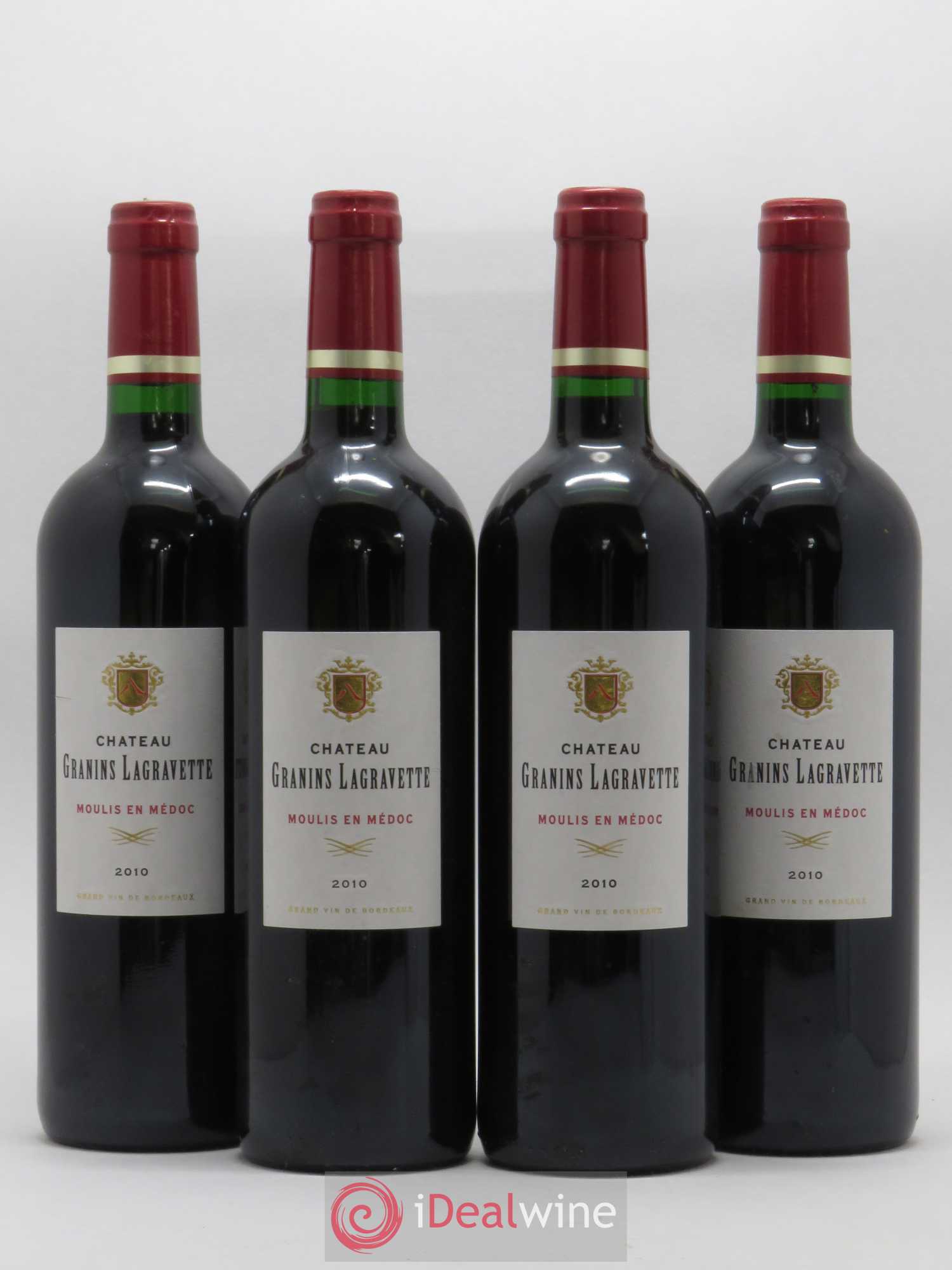 Moulis en Médoc Château Granins Lagravette 2010 - Posten von 4 Flaschen - 0