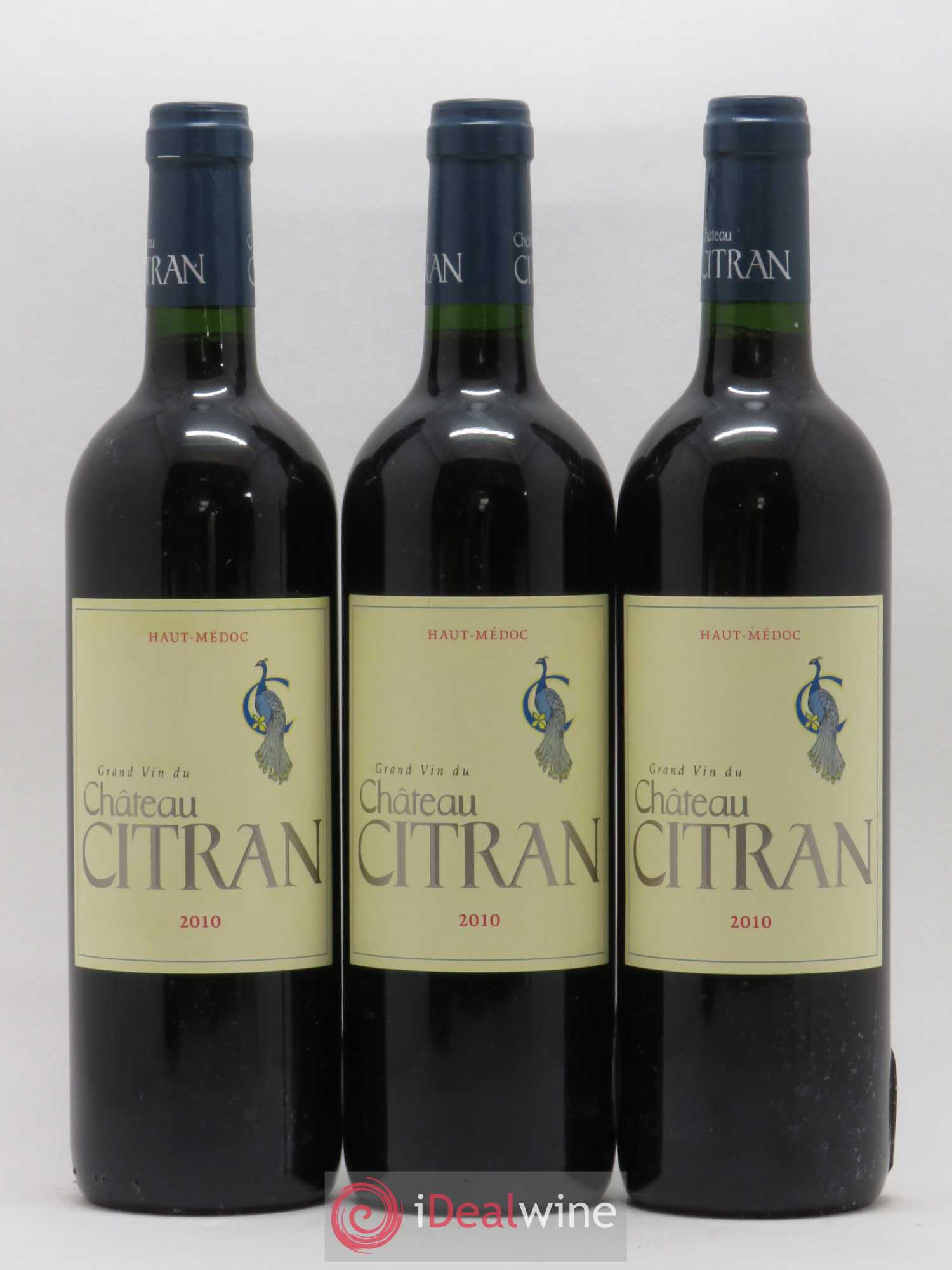 Château Citran Cru Bourgeois 2010 - Lot de 3 bouteilles - 0