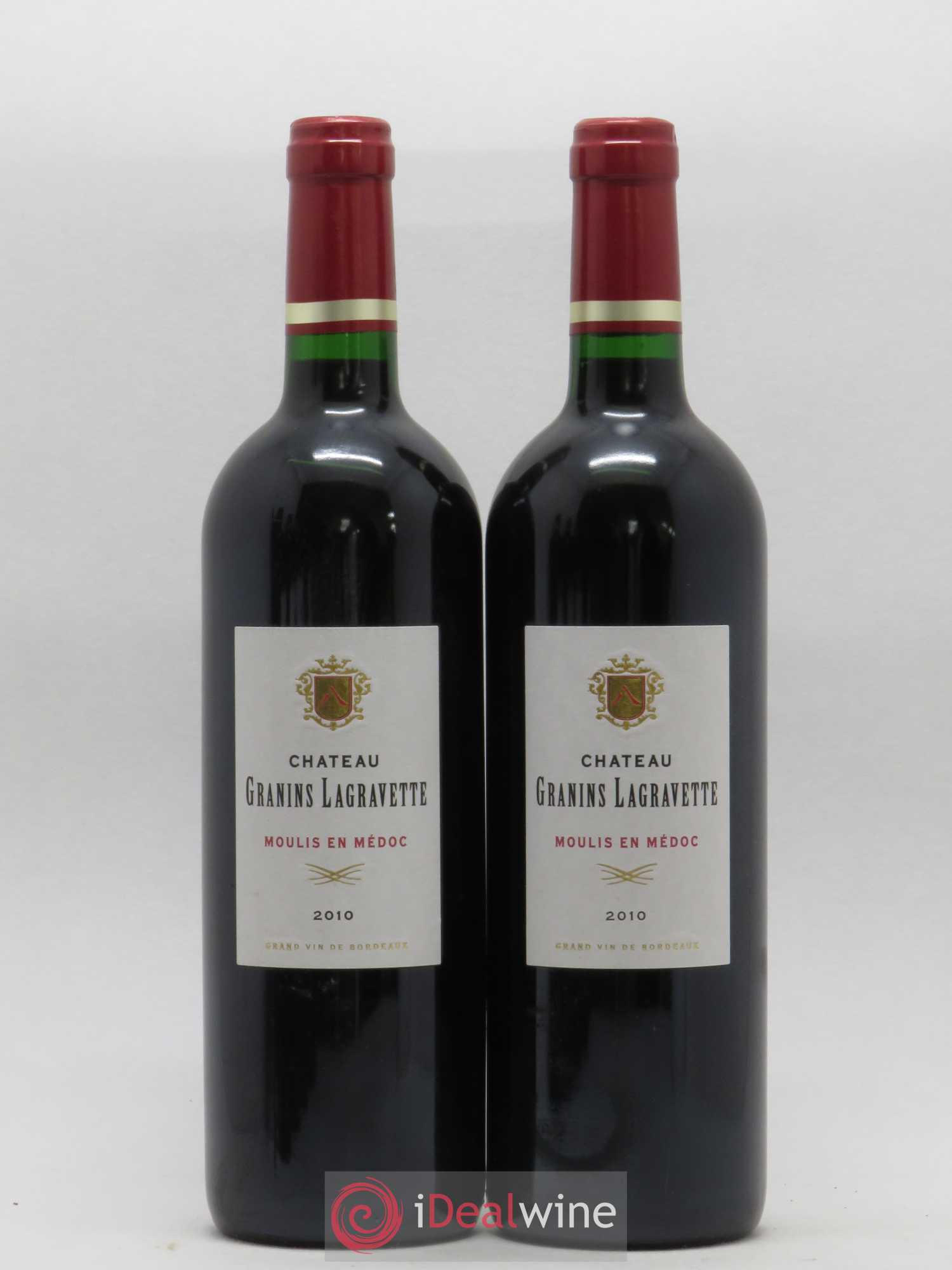 Moulis en Médoc Château Granins Lagravette 2010 - Posten von 2 Flaschen - 0