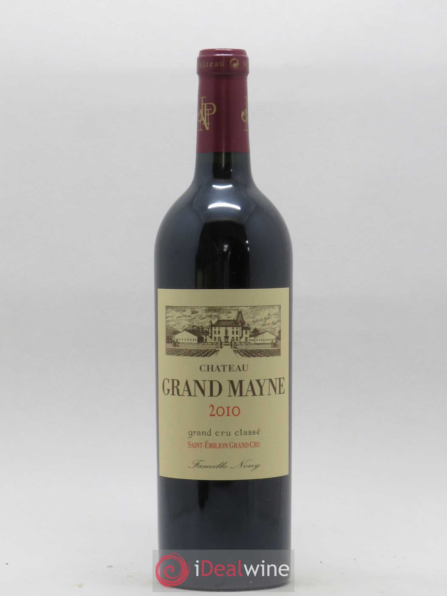 Château Grand Mayne Grand Cru Classé 2010 - Lot de 1 bouteille - 0
