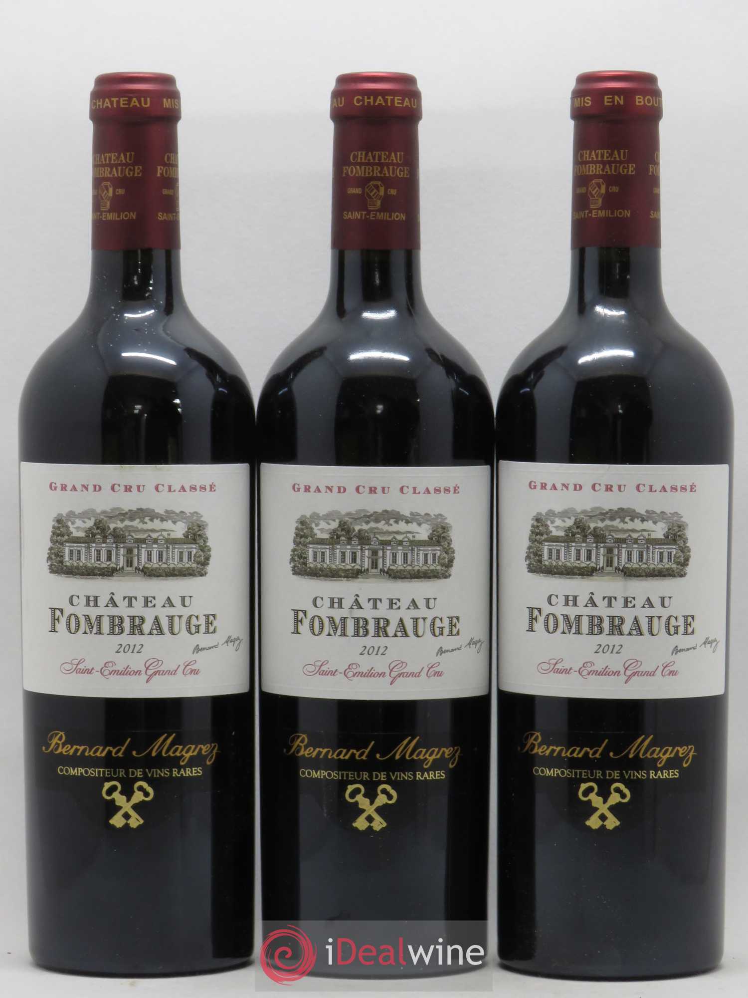 Château Fombrauge Grand Cru Classé 2012 - Lot de 3 bouteilles - 0