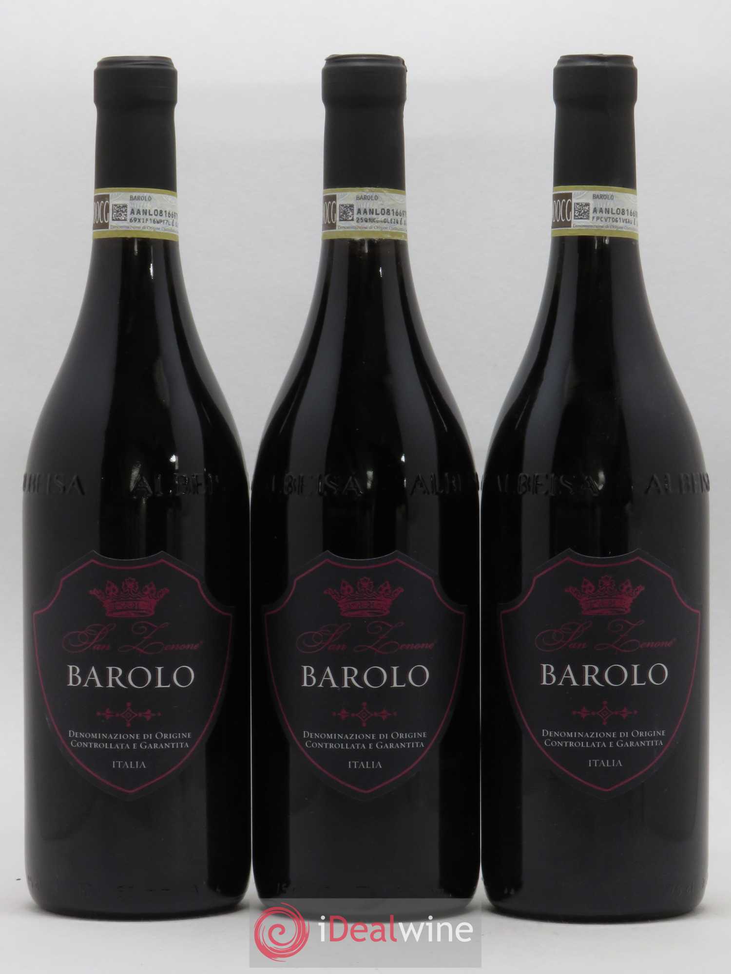 Barolo San Zenone 2010 - Lot de 3 bouteilles - 0