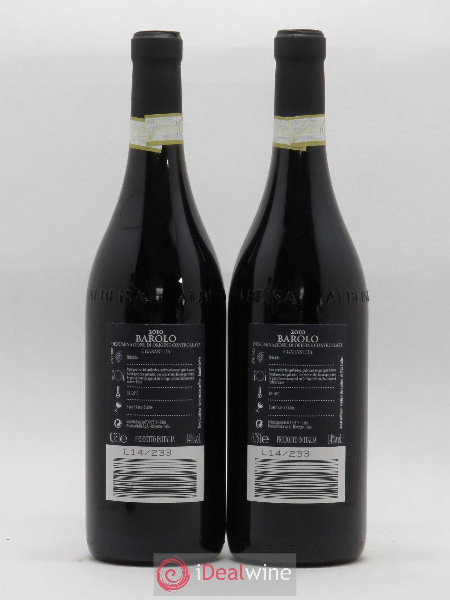 Barolo San Zenone 2010 - Posten von 2 Flaschen - 1