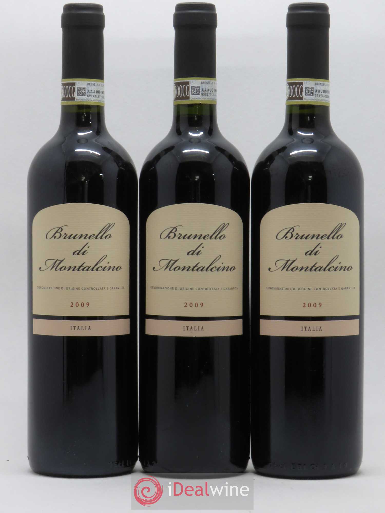 Brunello di Montalcino Provinco Italia 2009 - Lot de 3 bouteilles - 0