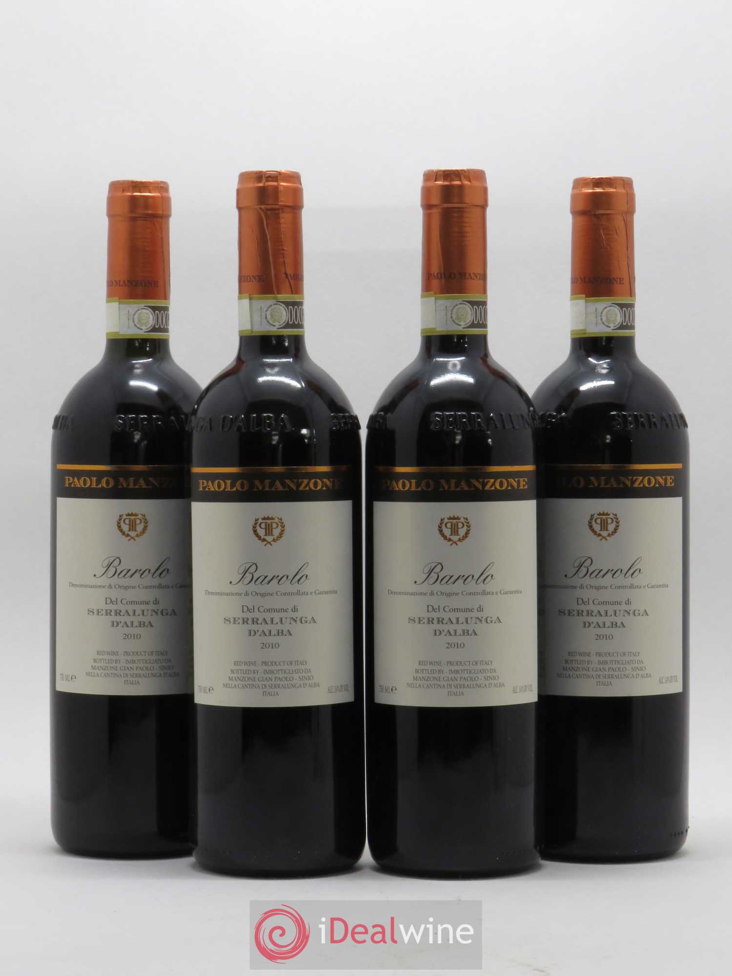 Barolo Serralunga d Alba Paolo Manzone 2010 - Posten von 4 Flaschen - 0