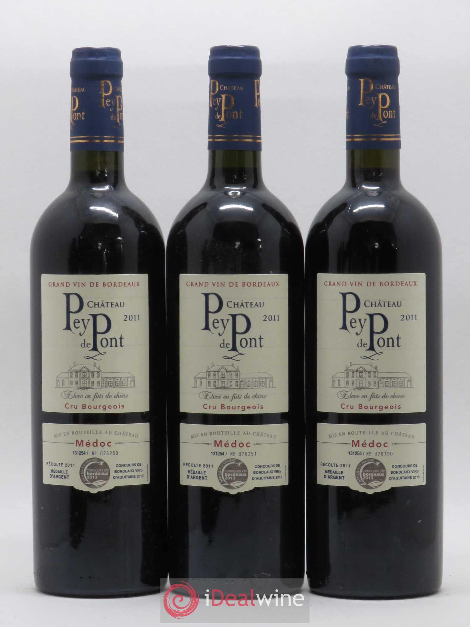 Médoc Château Pey de Pont Cru Bourgeois 2011 - Lot de 6 bouteilles - 2