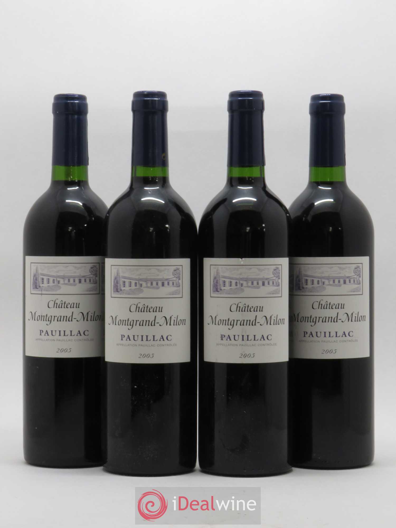Pauillac Château Montgrand-Milon 2005 - Posten von 4 Flaschen - 0