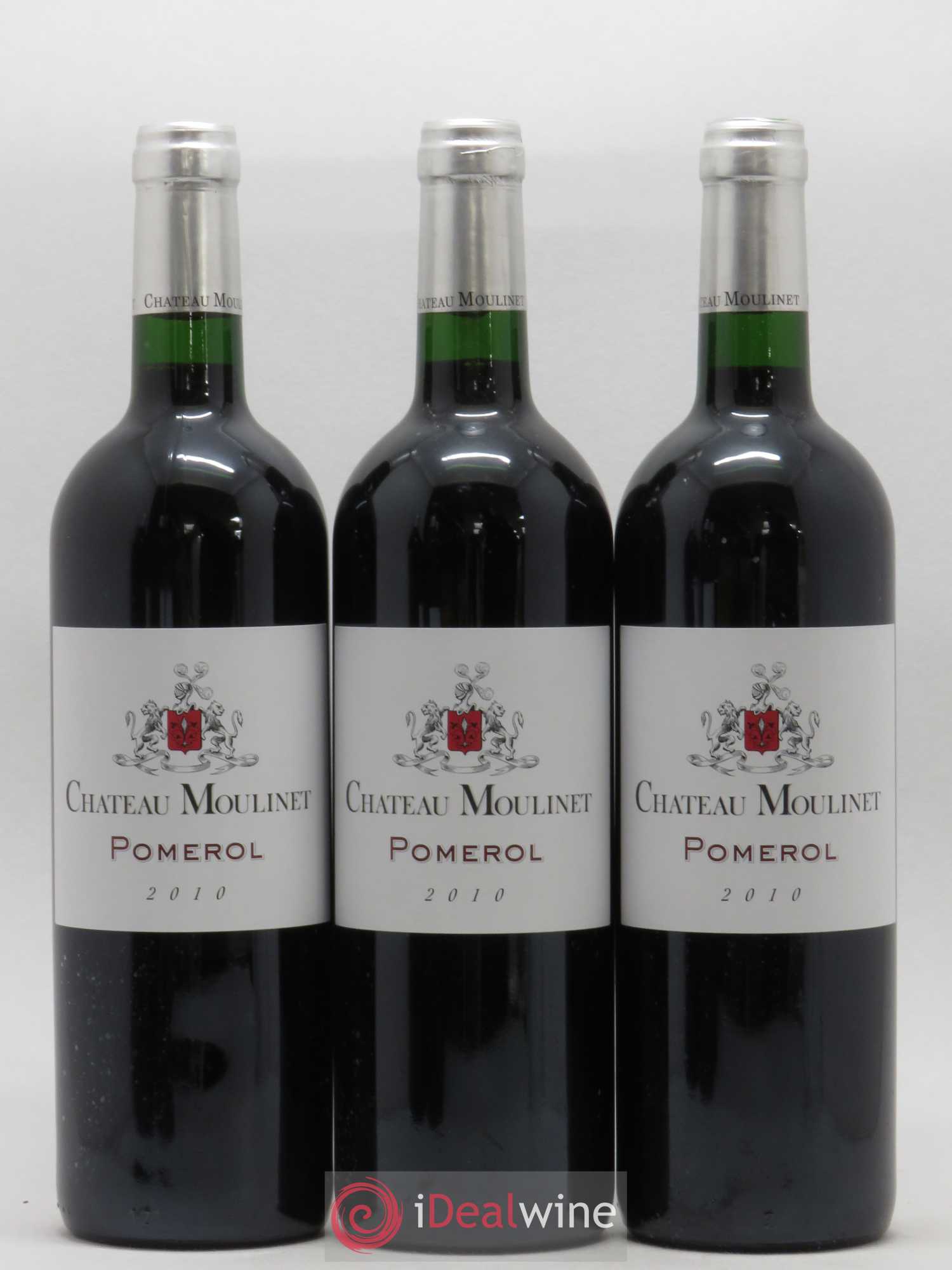 Château Moulinet 2010 - Lot de 3 bouteilles - 0