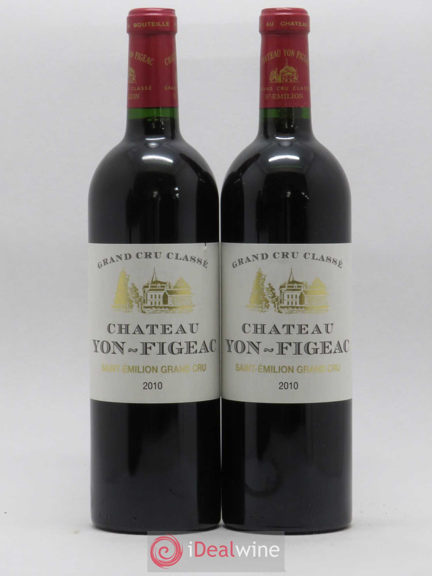 Château Yon Figeac Grand Cru Classé 2010 - Lot de 2 bouteilles - 0