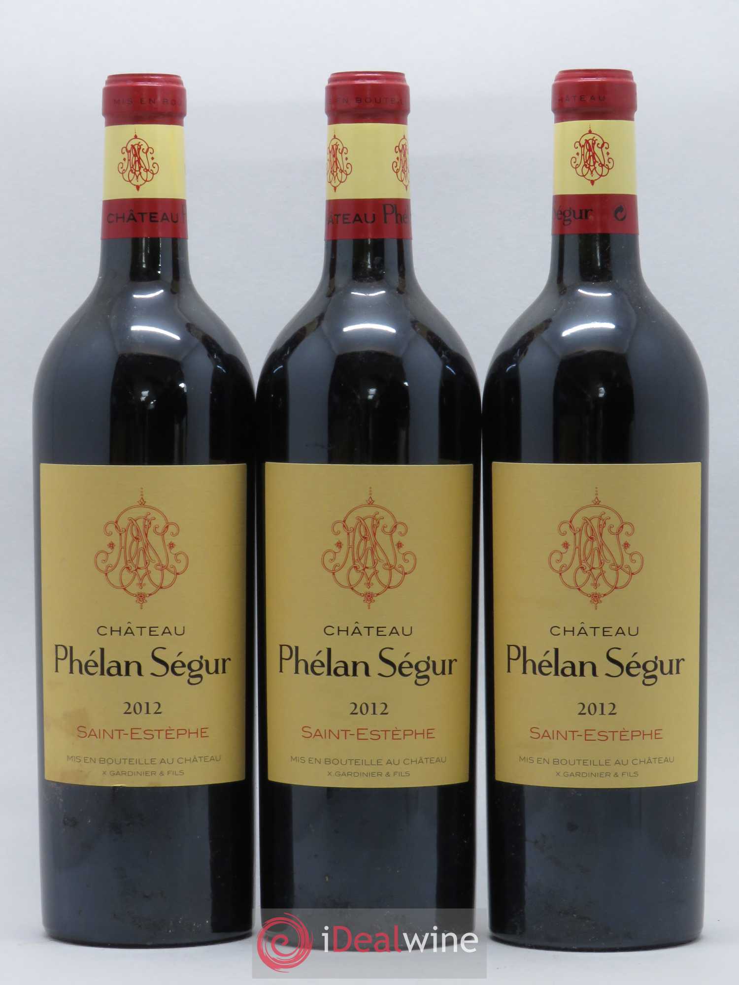 Château Phélan Ségur 2012 - Lot de 3 bouteilles - 0
