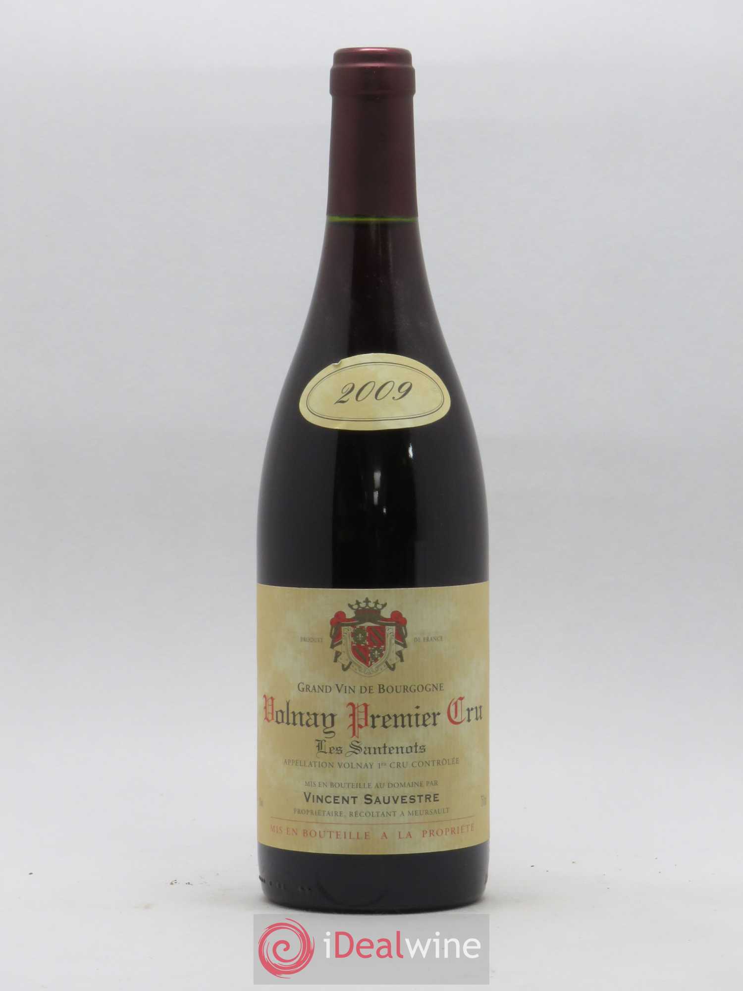 Volnay 1er Cru Les Santenots Vincent Sauvestre 2009 - Posten von 1 Flasche - 0