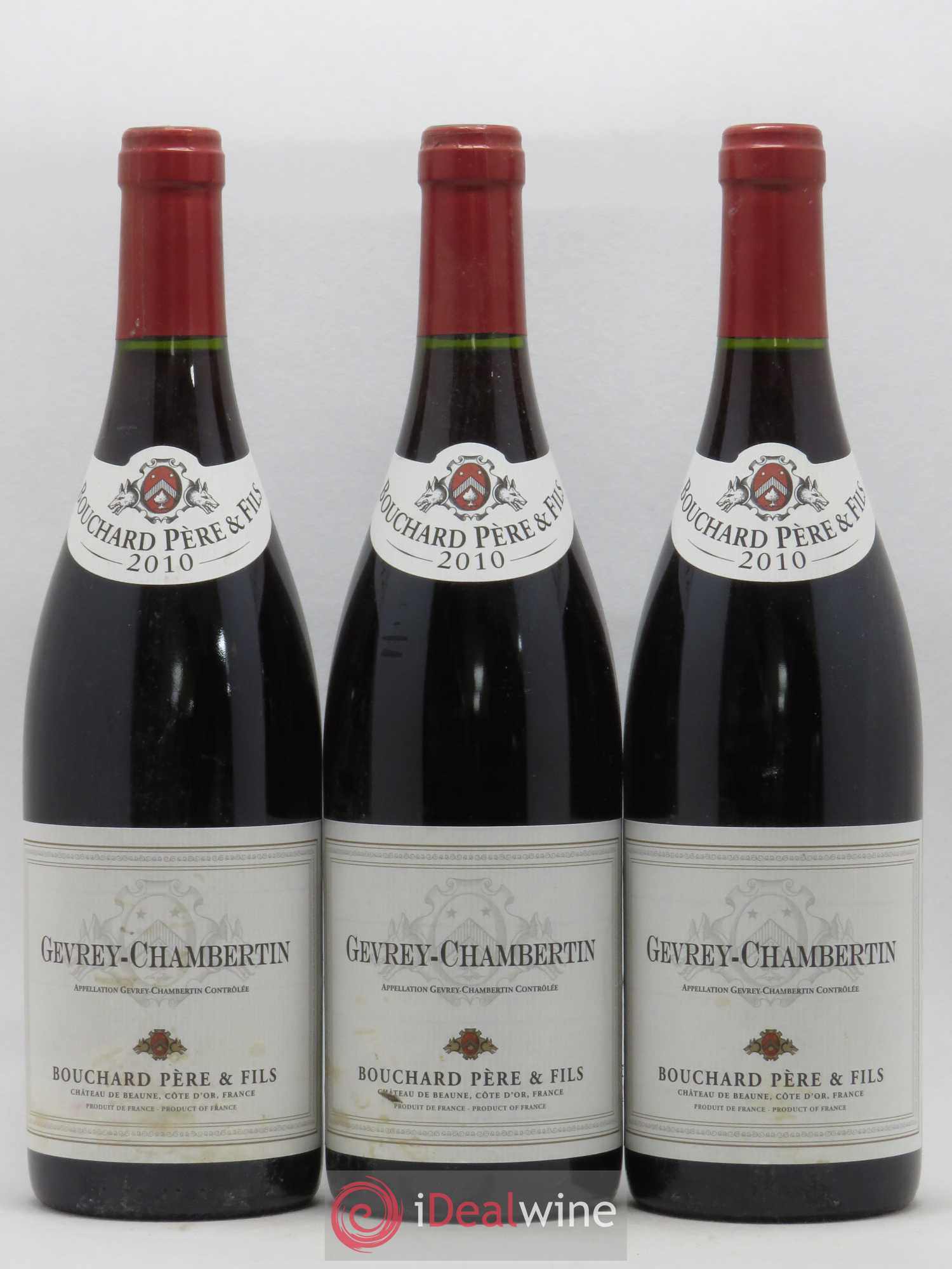 Gevrey-Chambertin Bouchard Père & Fils 2010 - Lot de 3 bouteilles - 0