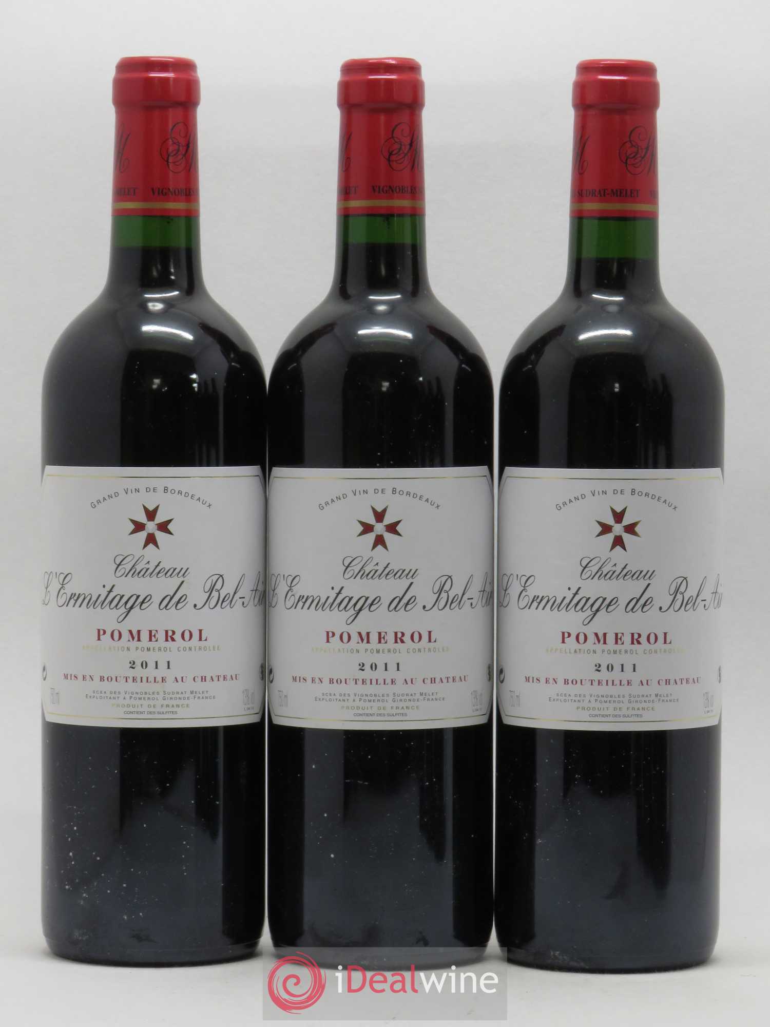 Pomerol Château L Ermitage De Bel Air 2011 - Posten von 6 Flaschen - 1