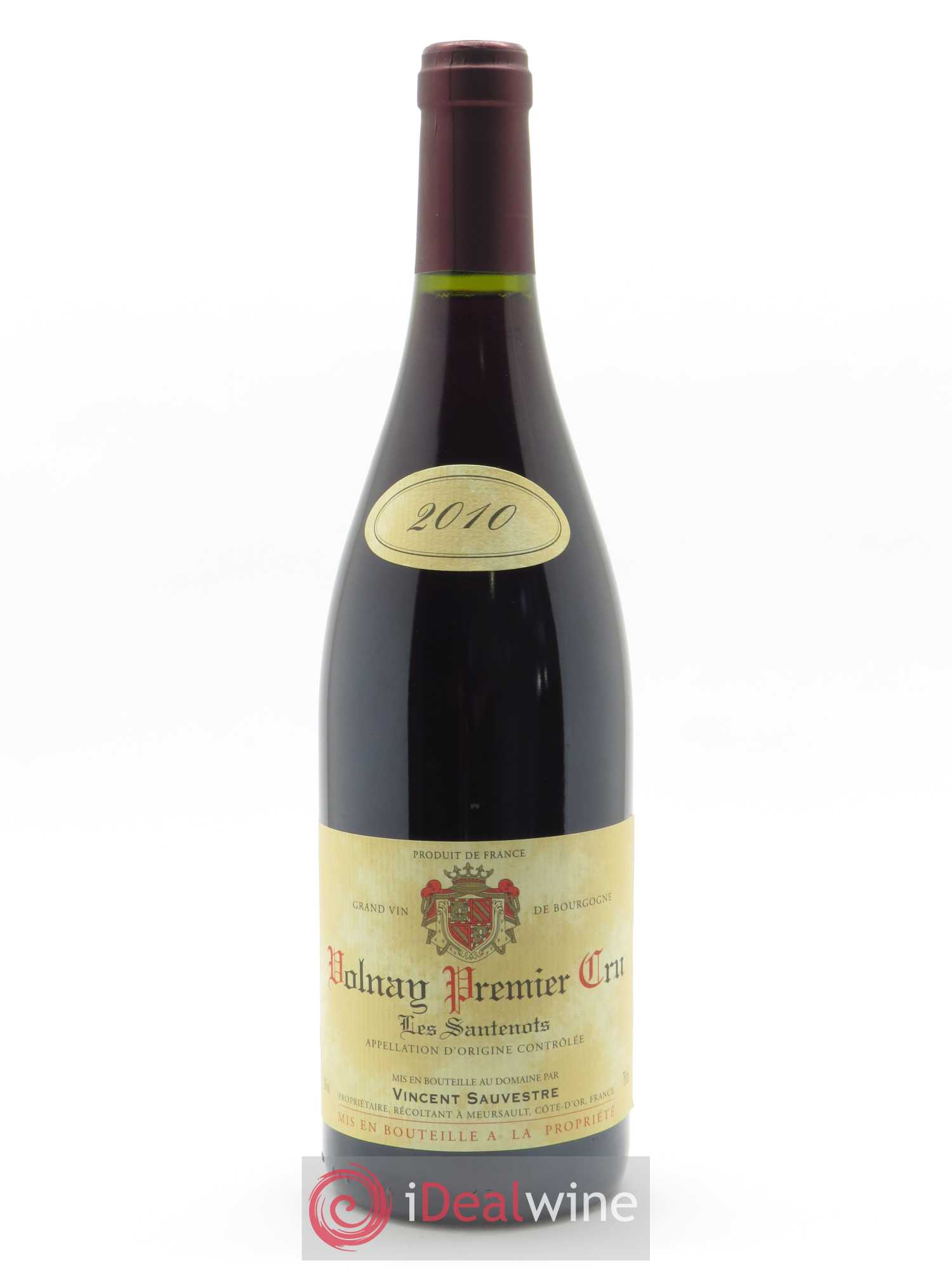 Volnay Les Santenots Vincent Sauvestre 2010 - Lot de 1 bouteille - 0