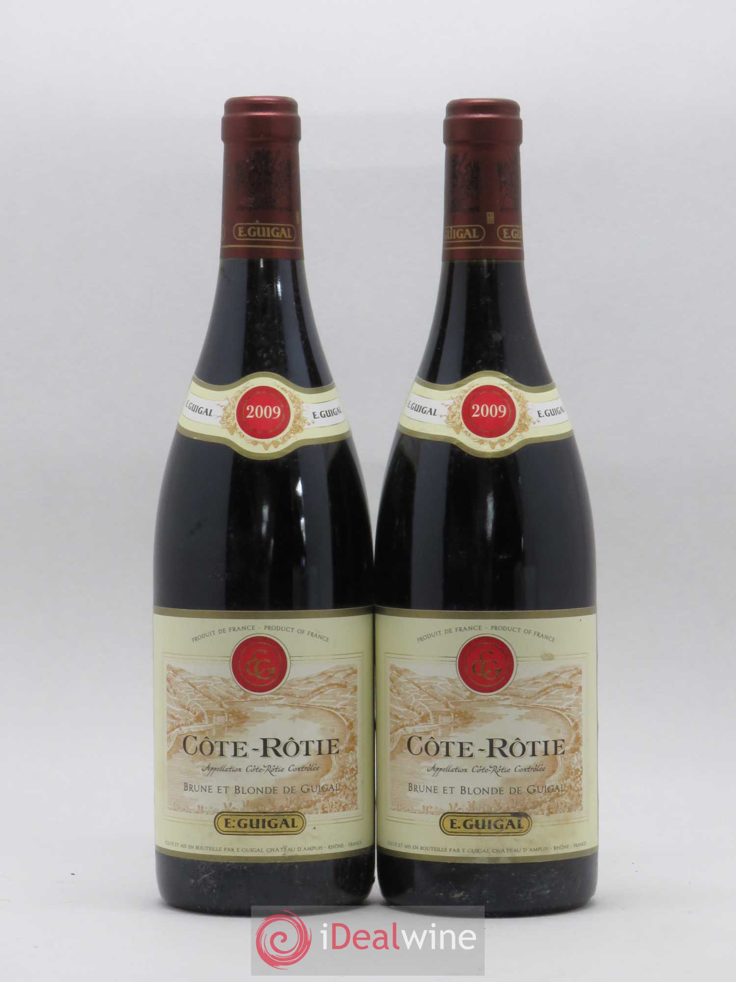 Côte-Rôtie Côtes Brune et Blonde Guigal 2009 - Lot de 2 bouteilles - 0