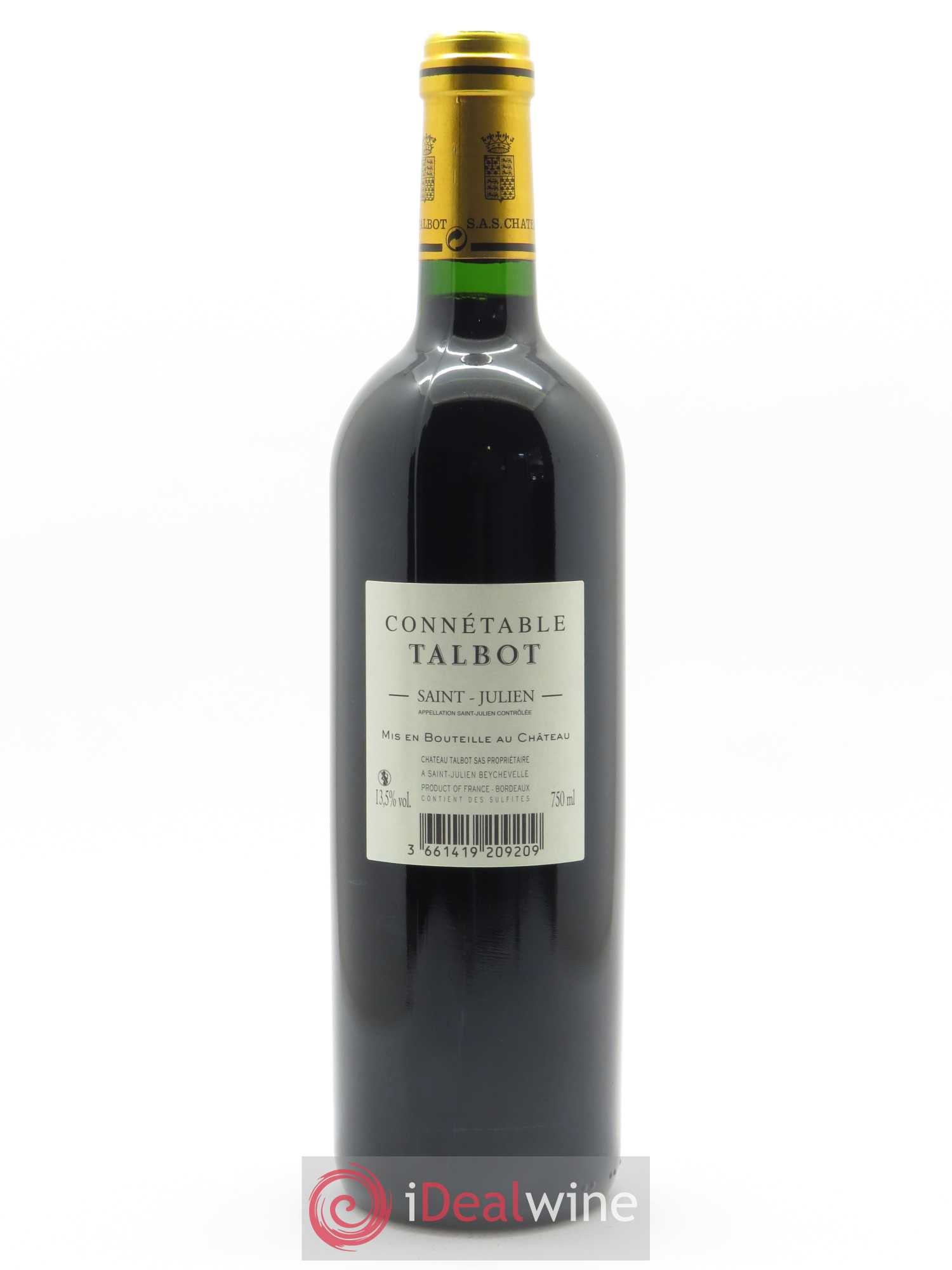 Connétable de Talbot Second Vin 2009 - Lot de 1 bouteille - 1