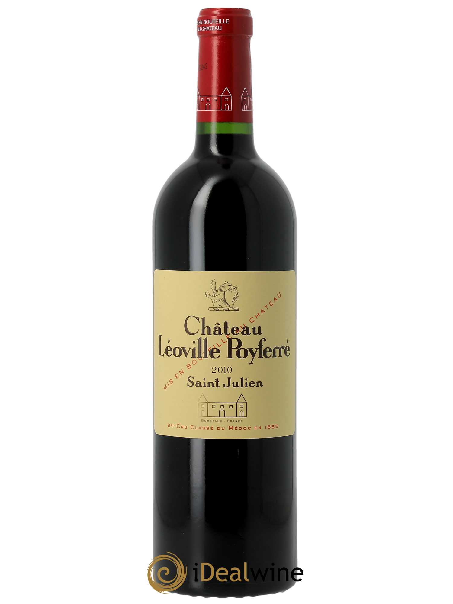 Château Léoville Poyferré 2ème Grand Cru Classé 2010 - Lot de 1 bouteille - 0